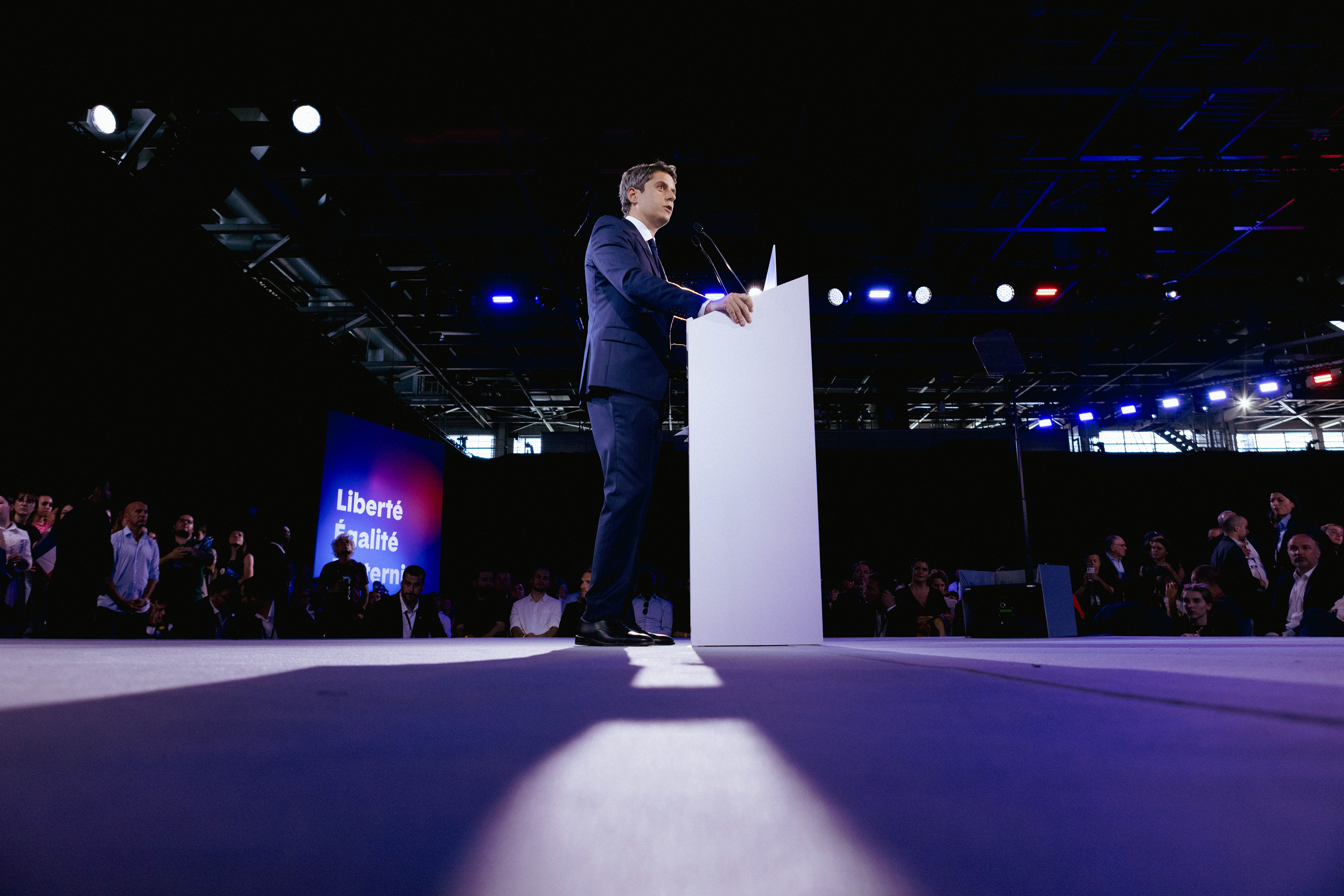 Gabriel Attal for his meeting