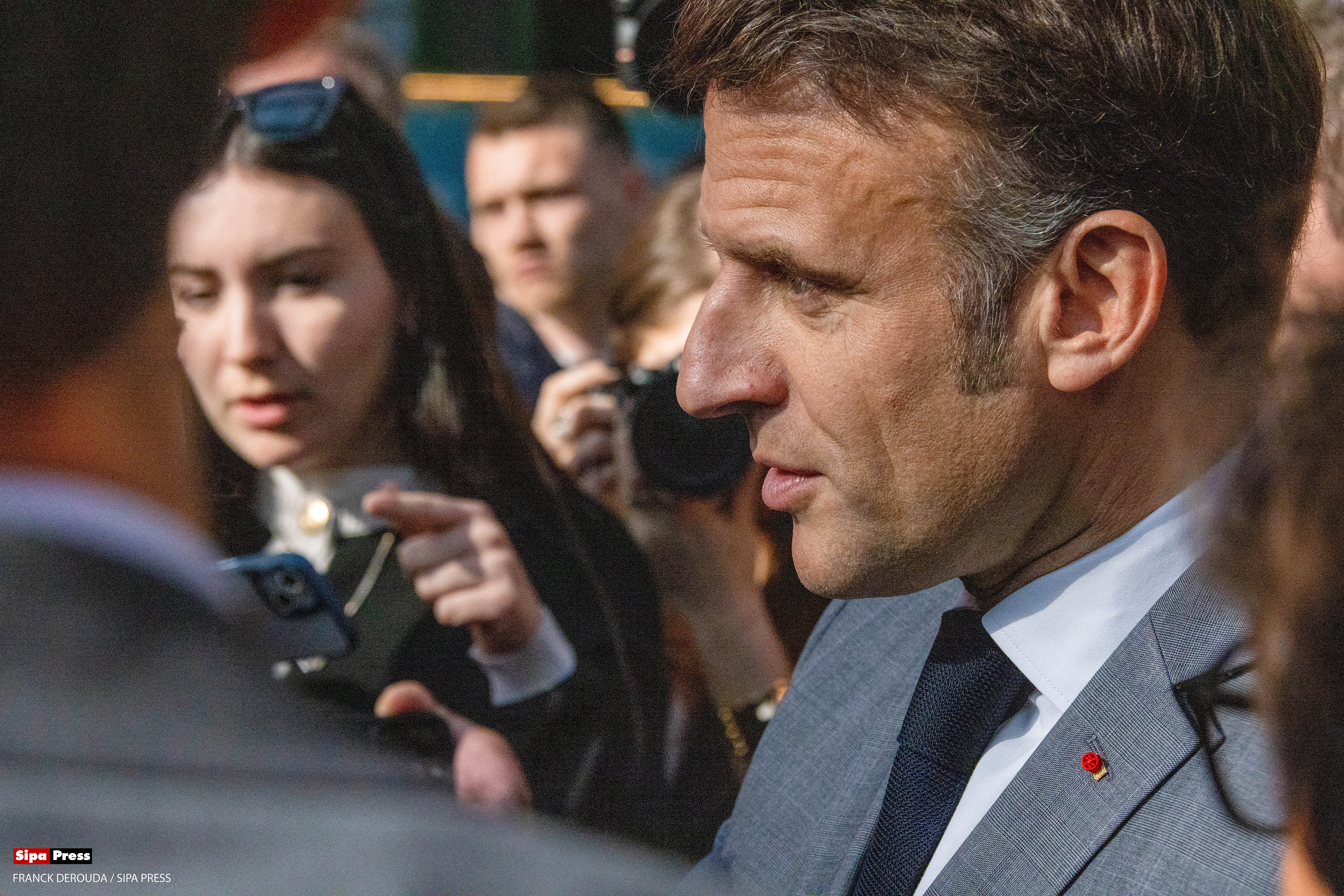 Emmanuel Macron au Festival du Livre
