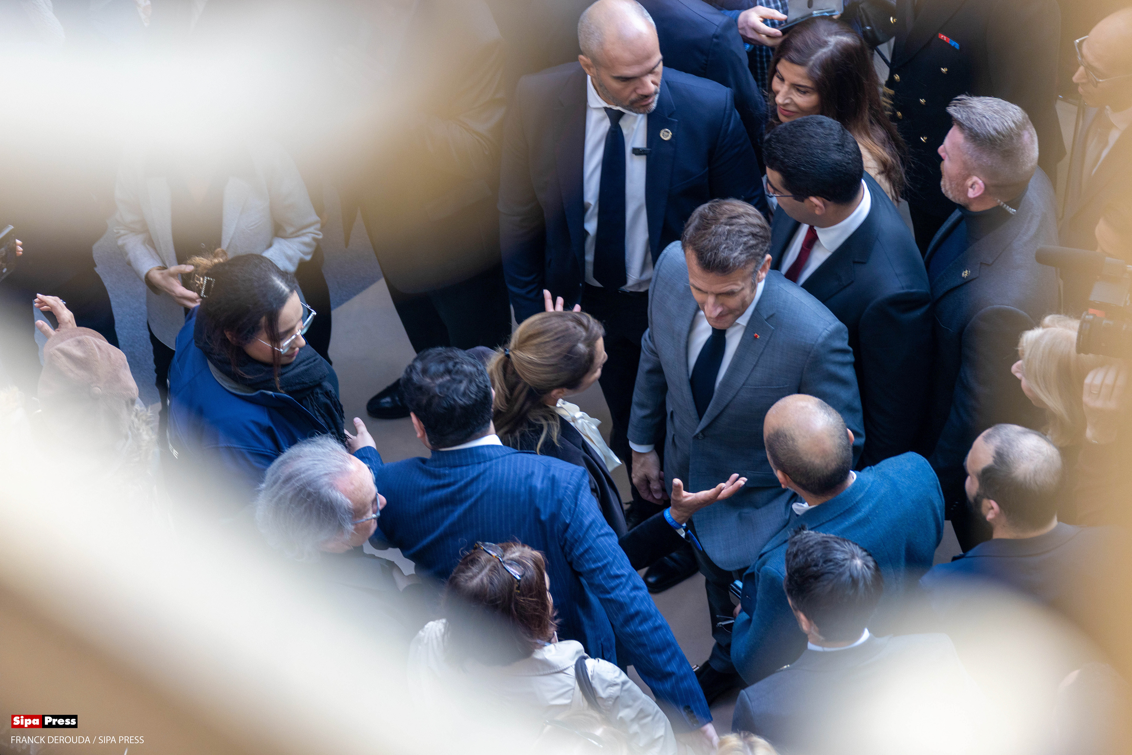 Emmanuel Macron au Festival du Livre