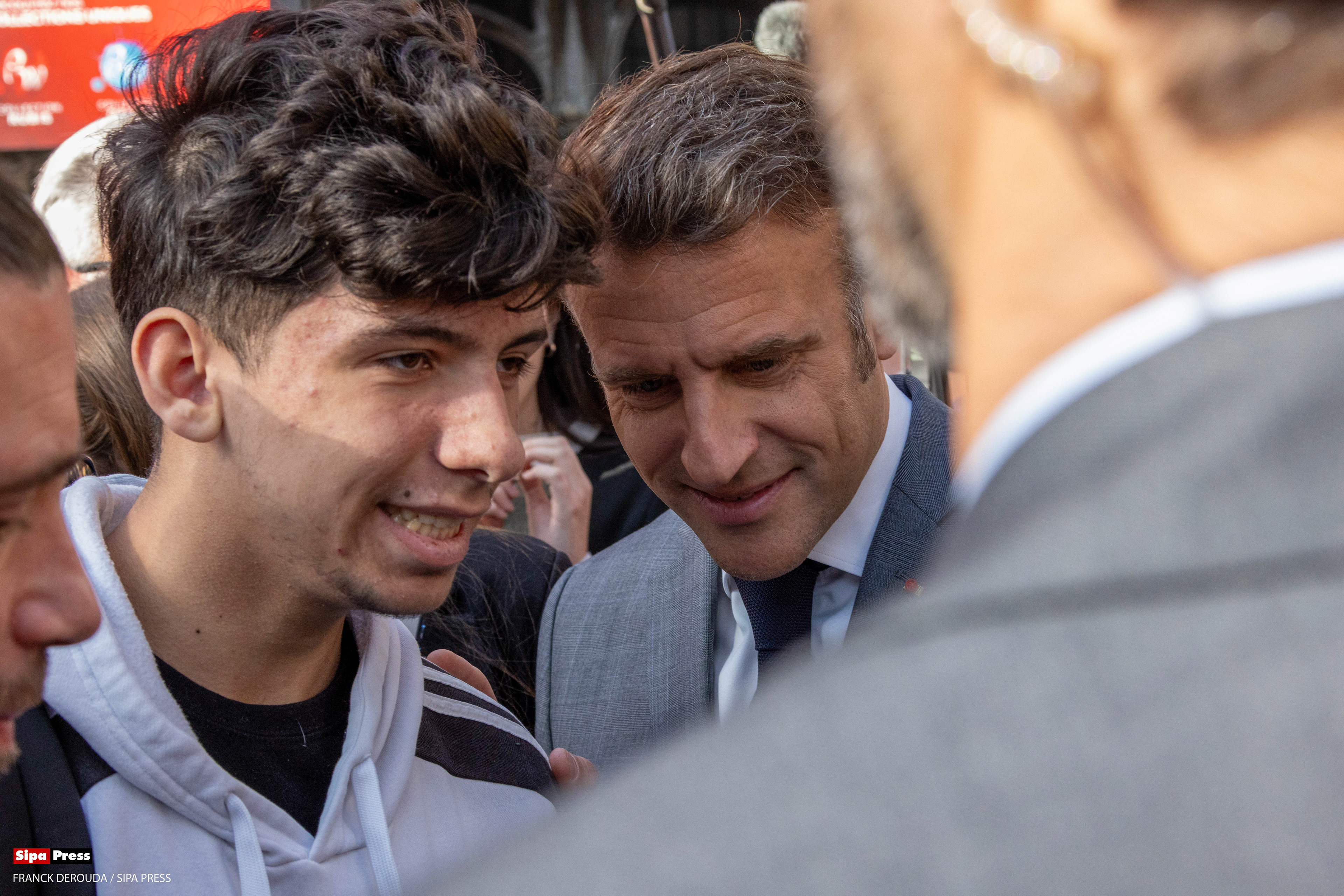 Emmanuel Macron au Festival du Livre