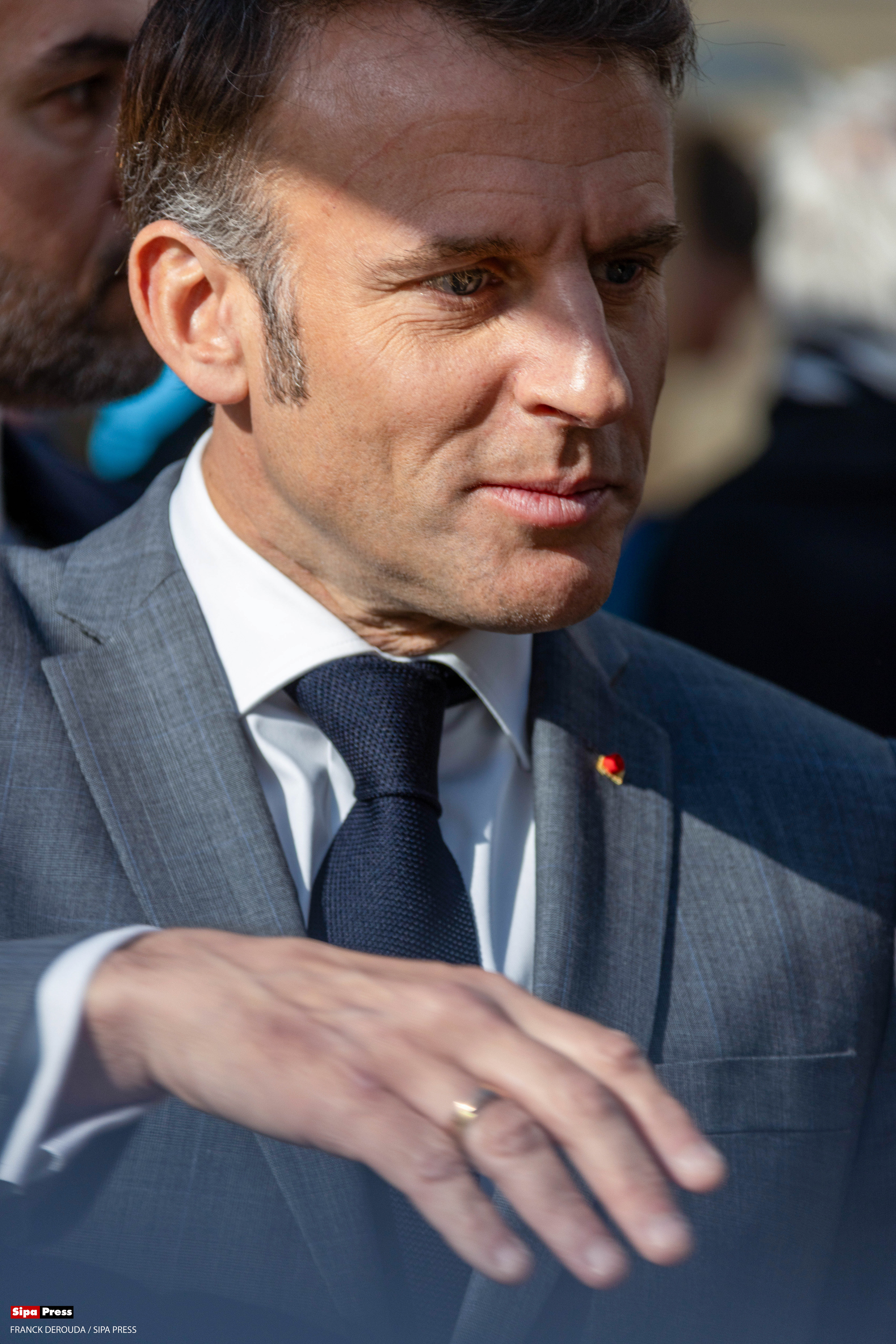 Emmanuel Macron au Festival du Livre