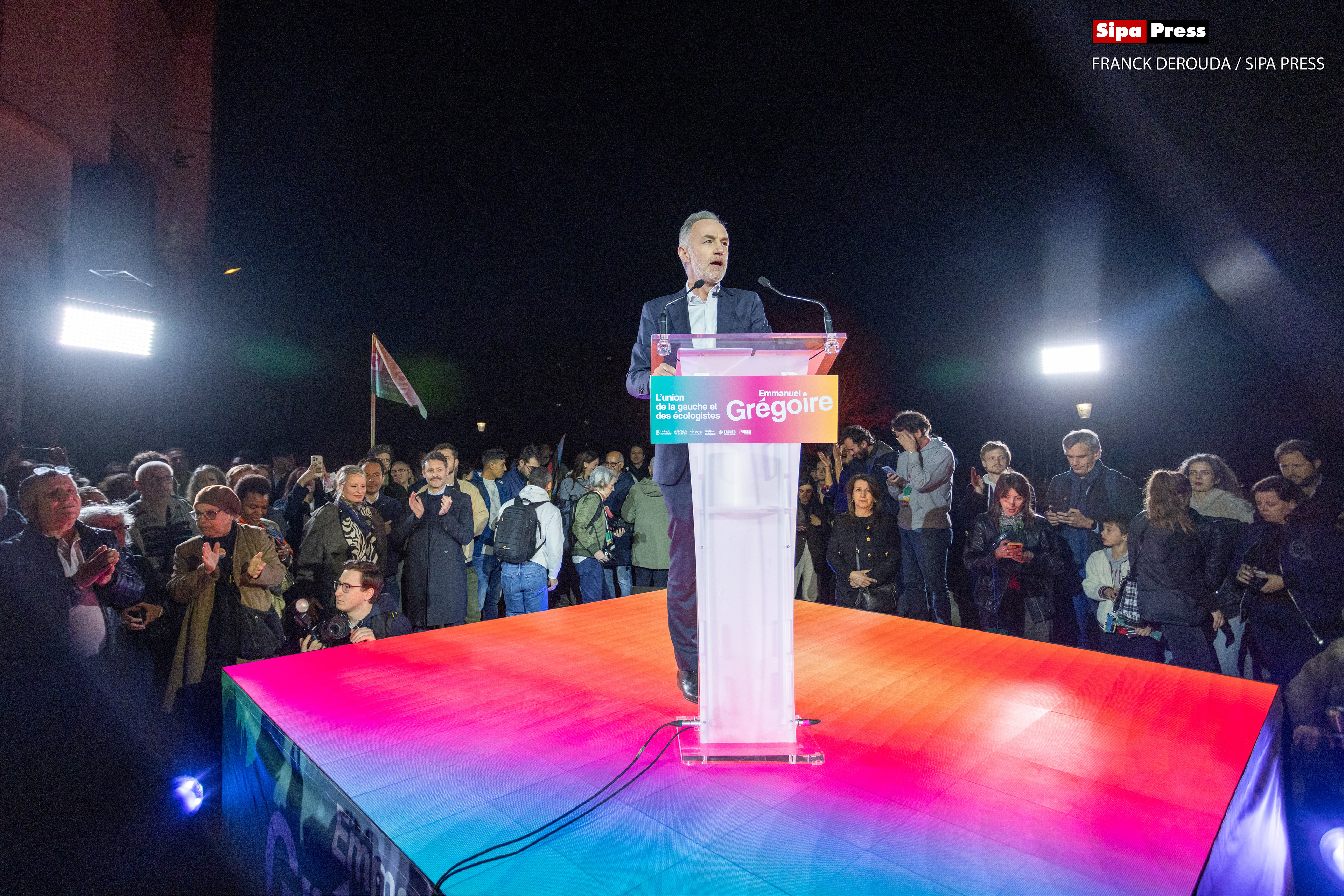 Emmanuel Gregoire - Last meeting of campaign