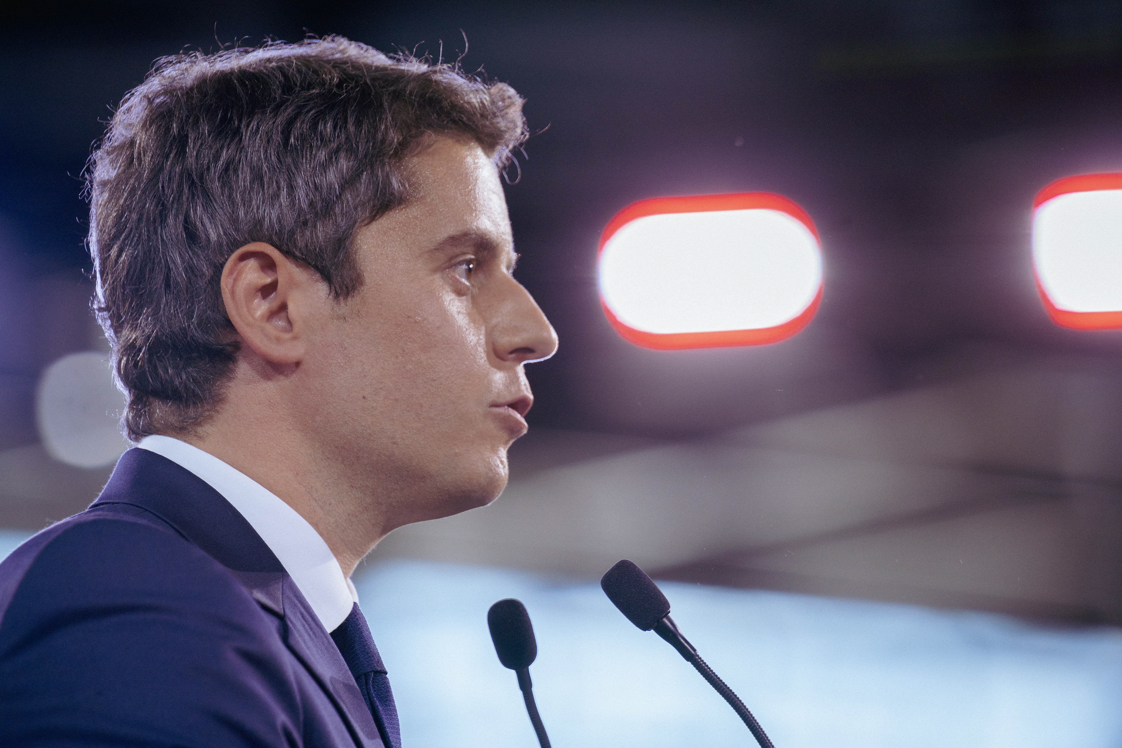 Gabriel Attal for his meeting