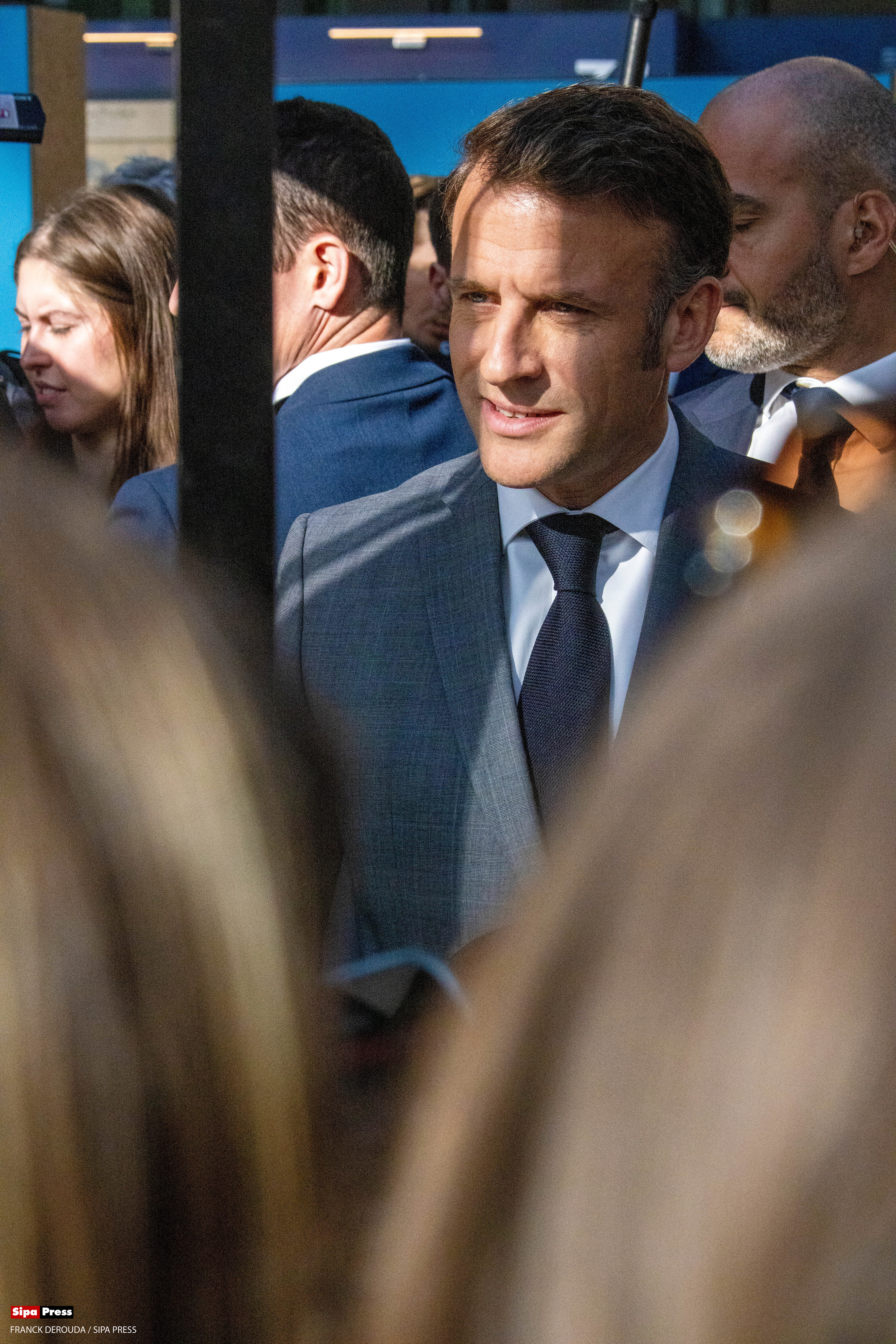 Emmanuel Macron au Festival du Livre