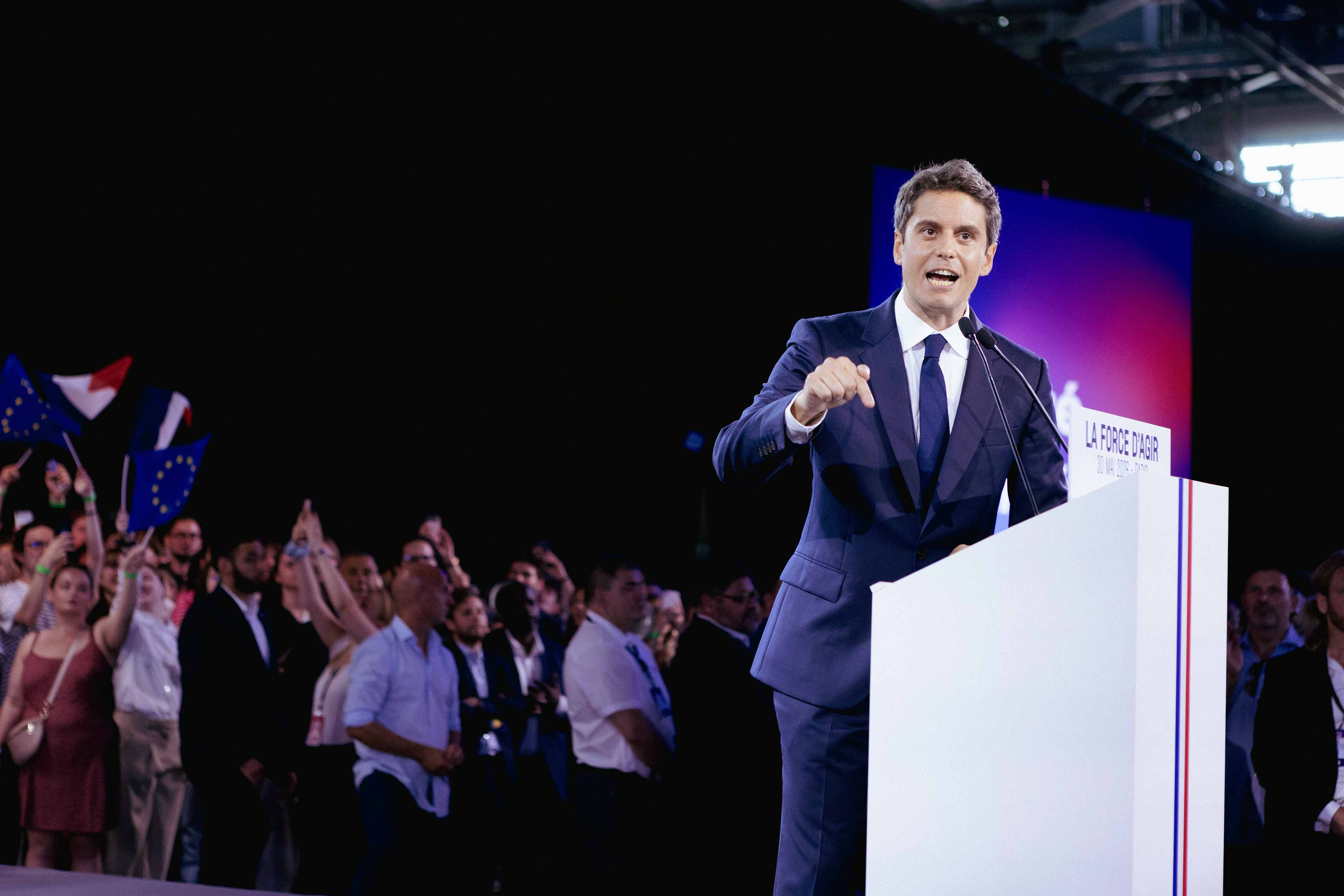 Gabriel Attal for his meeting