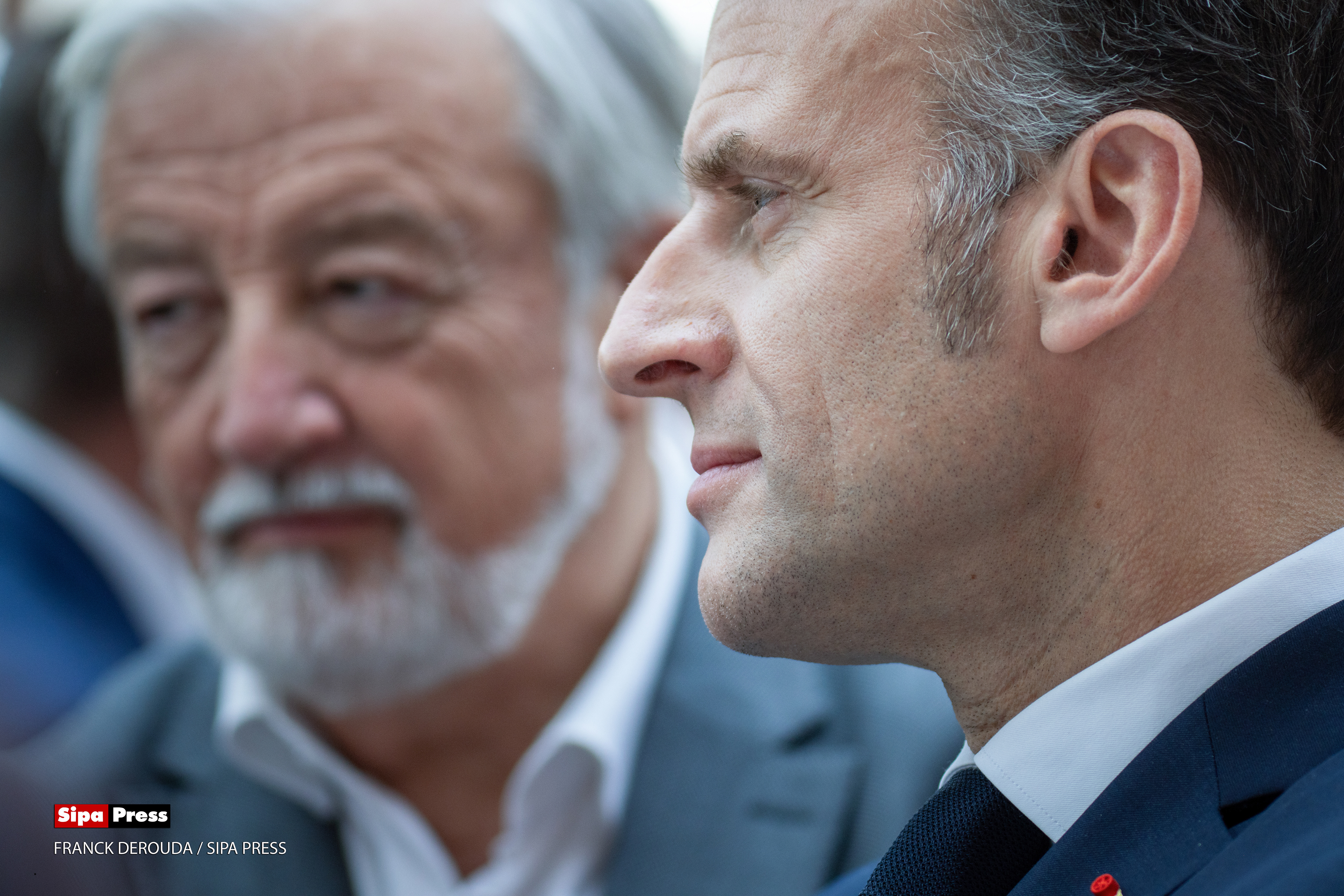 Emmanuel Macron at the 2026 Paris Book festival