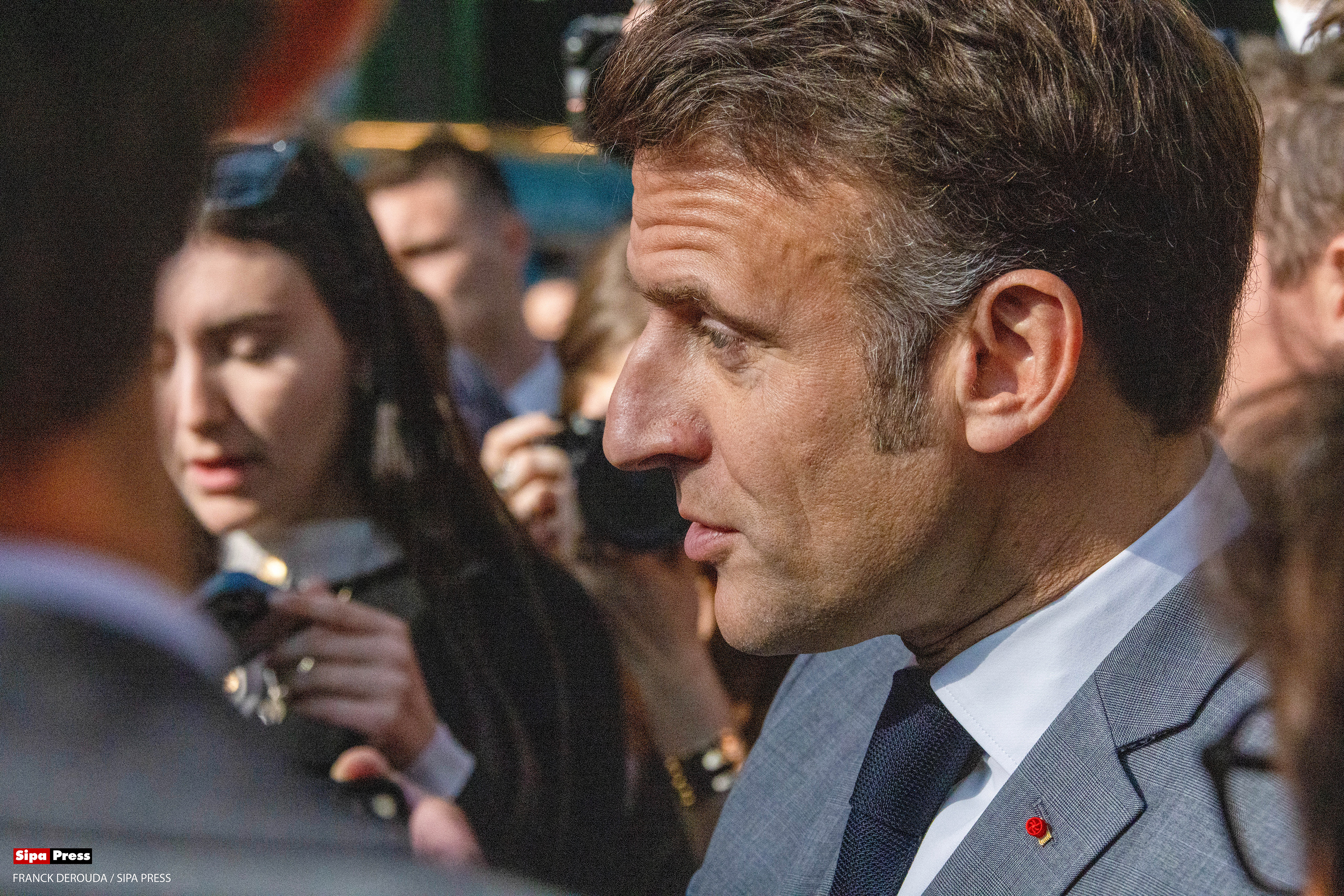 Emmanuel Macron au Festival du Livre