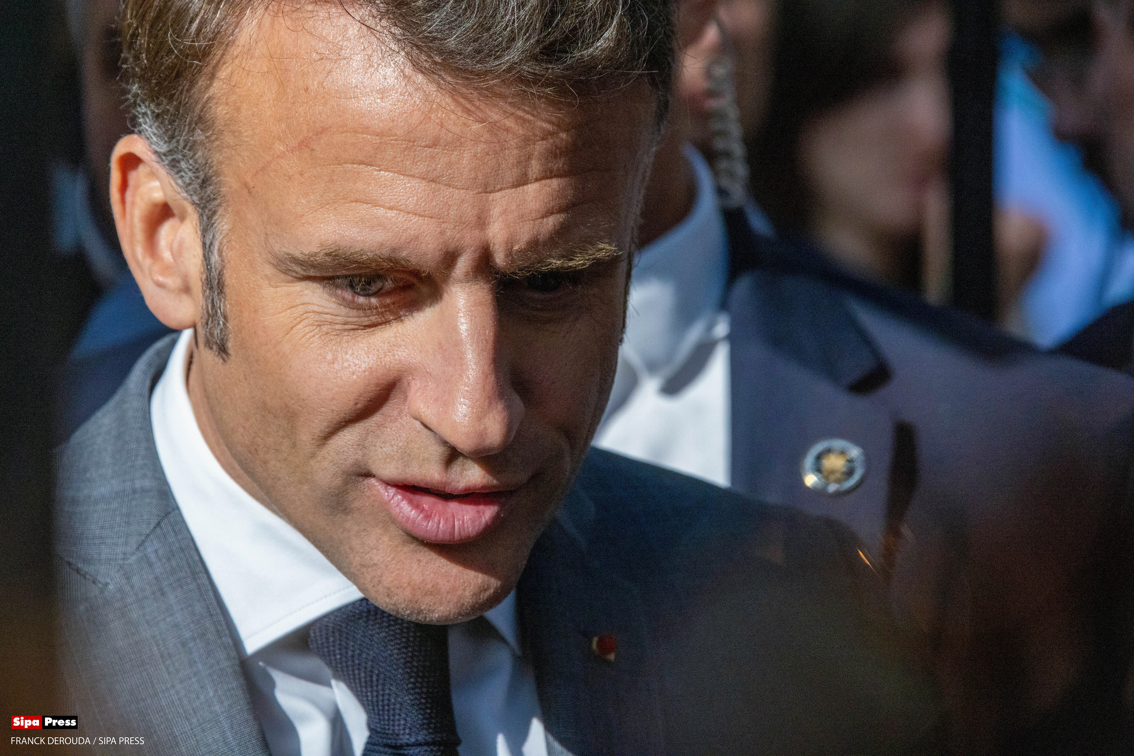 Emmanuel Macron au Festival du Livre