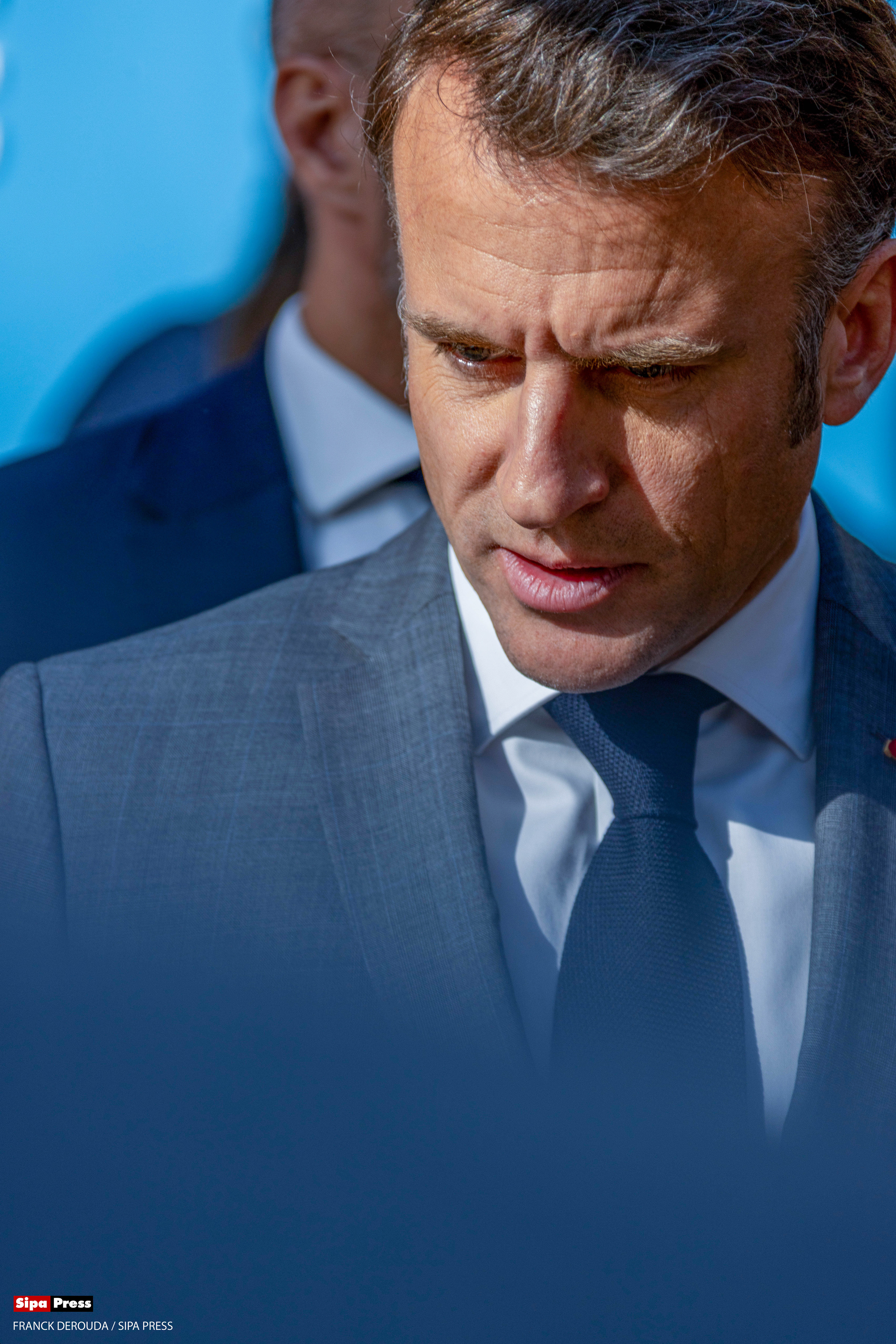 Emmanuel Macron at the book festival