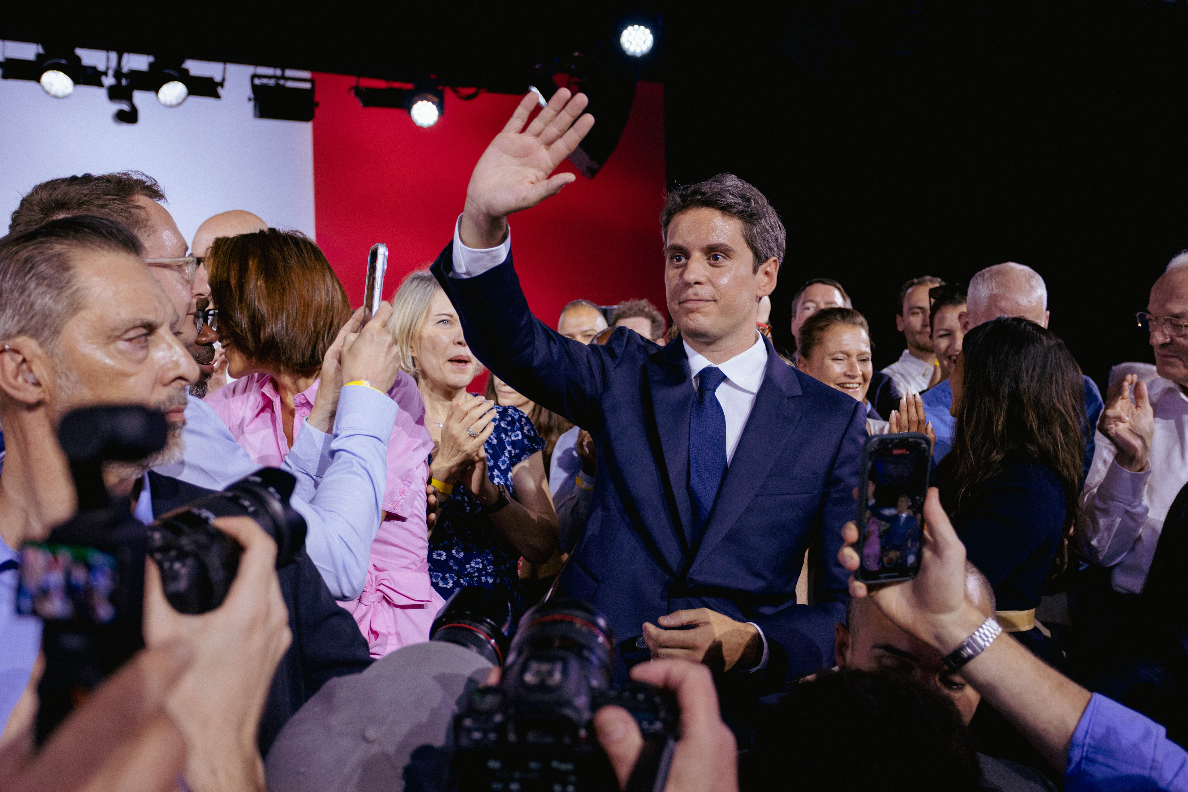 Gabriel Attal for his meeting