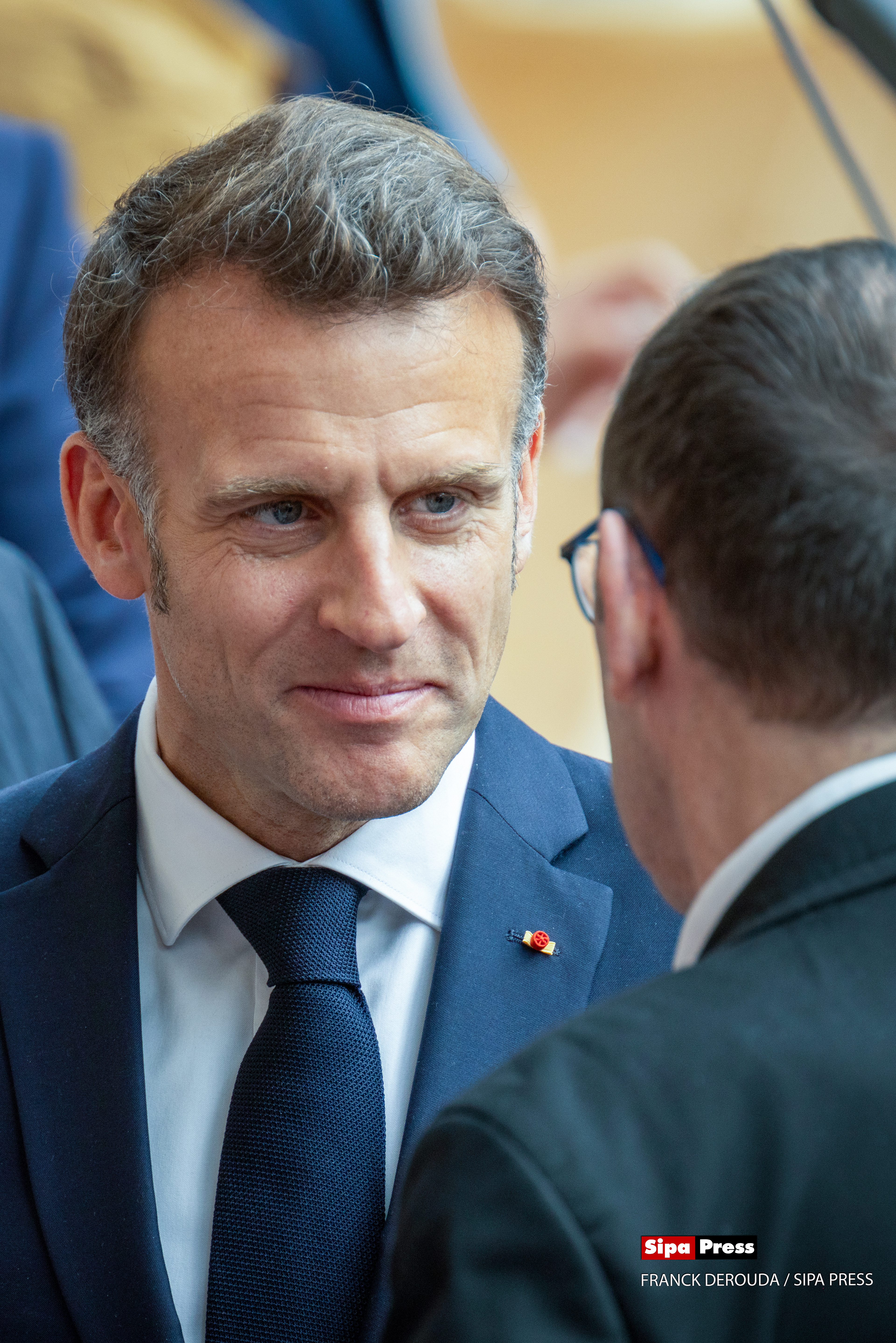 Emmanuel Macron at the 2026 Paris Book festival