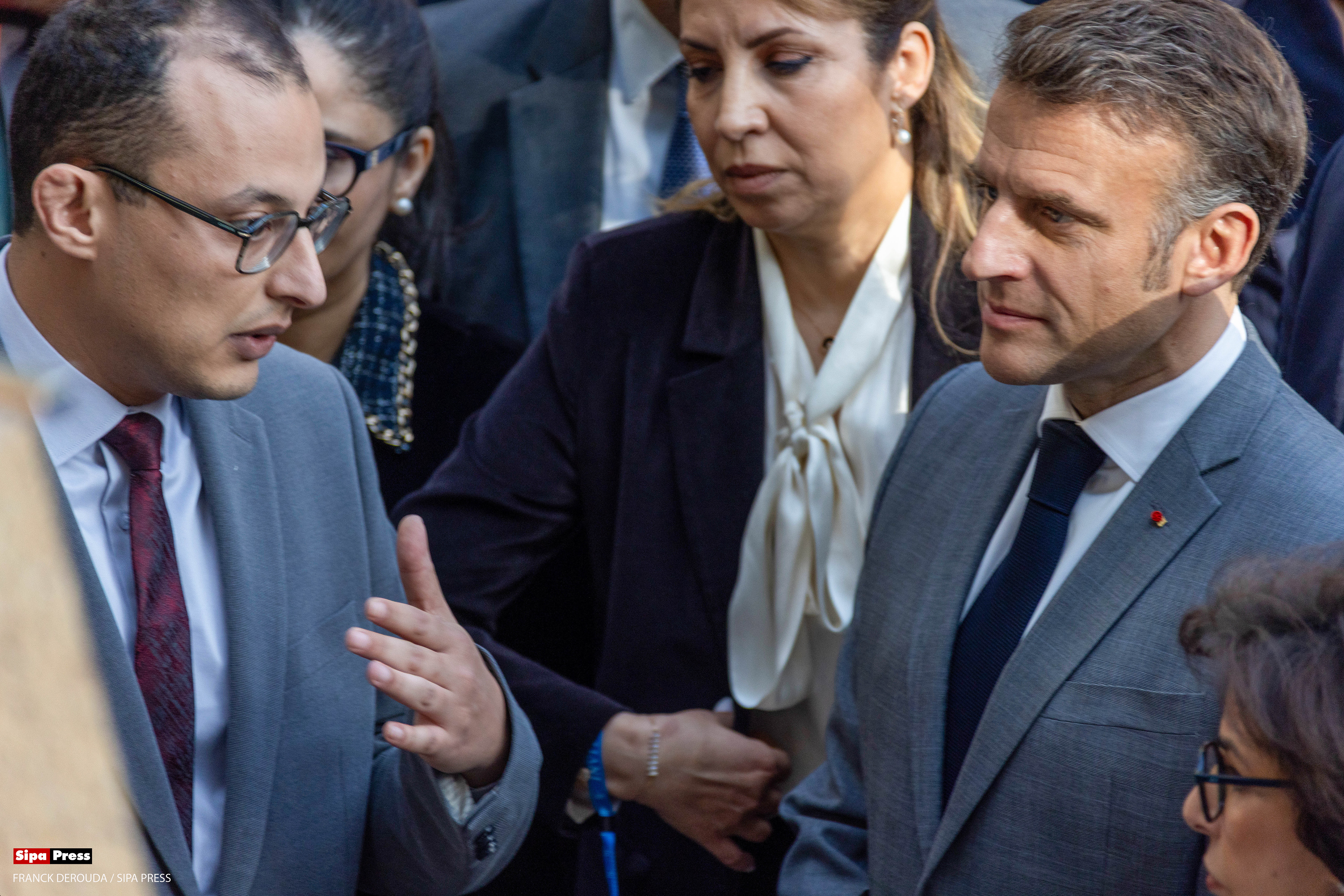 Emmanuel Macron au Festival du Livre