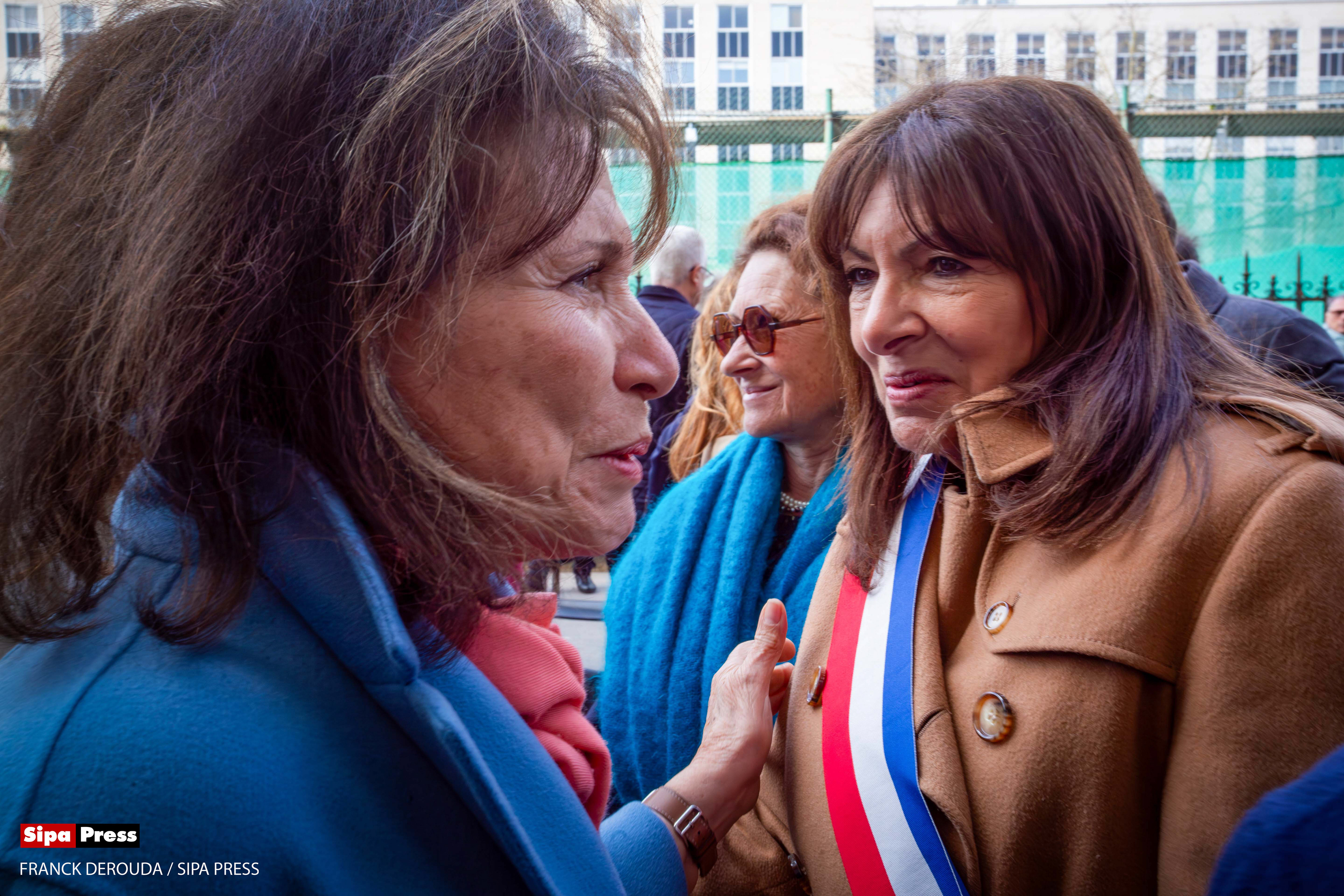 Anne Sinclair and Anne Hidalgo