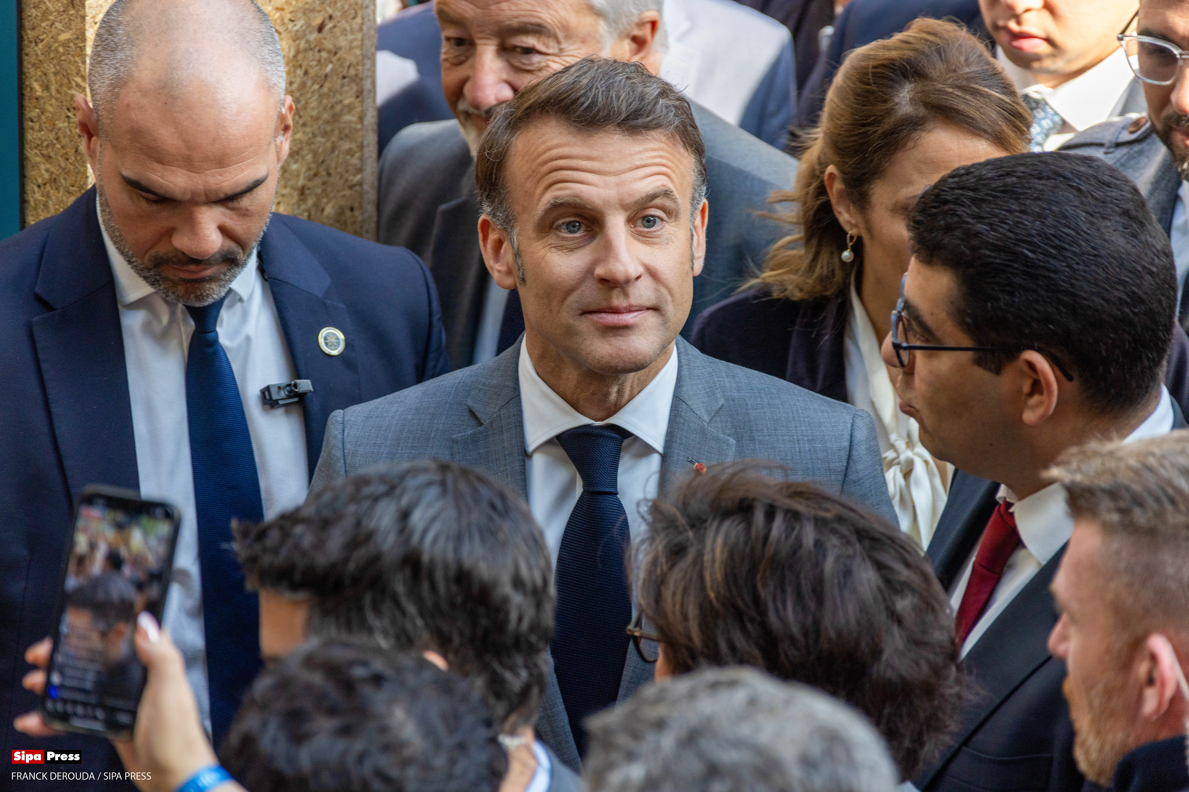 Emmanuel Macron au Festival du Livre