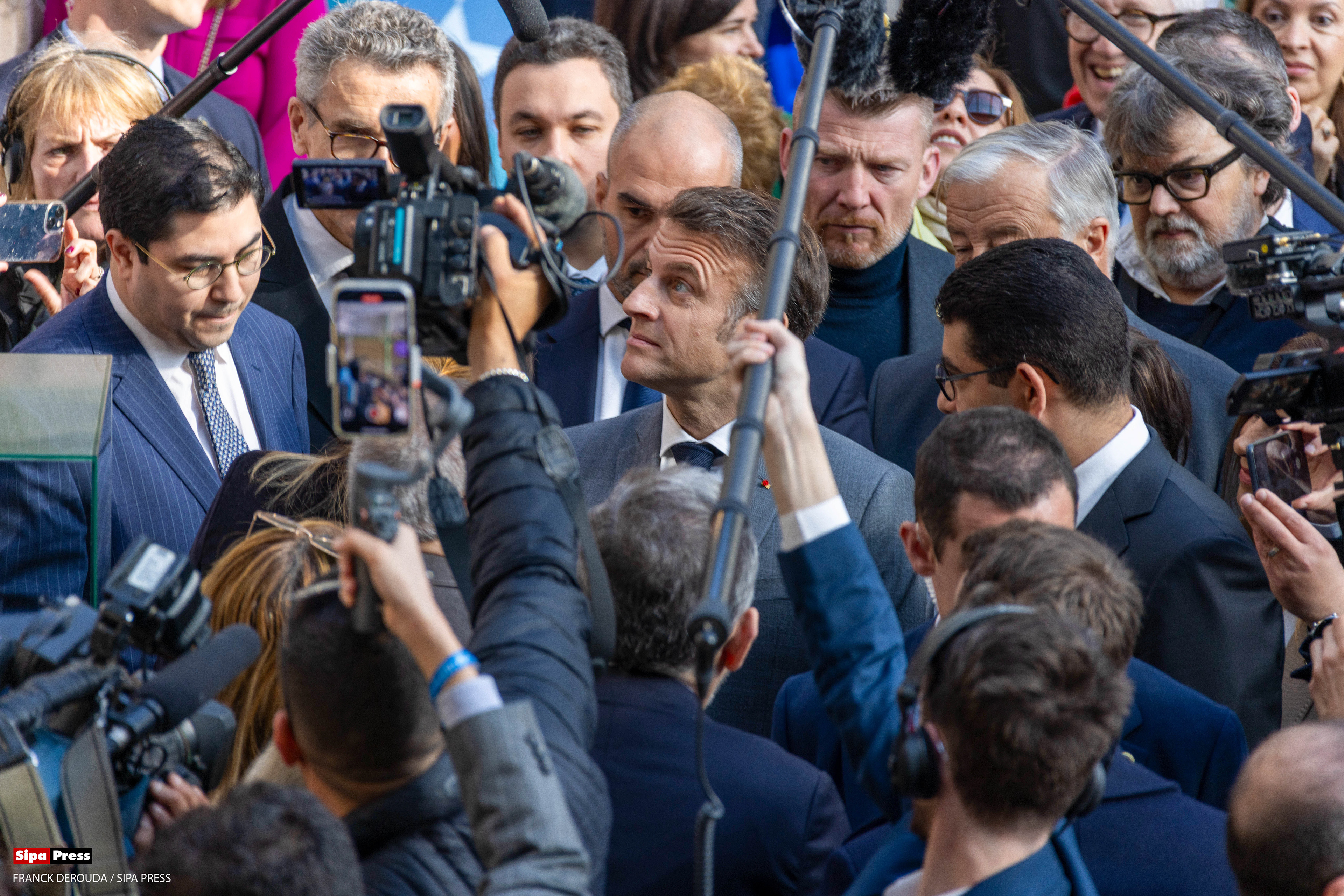 Emmanuel Macron au Festival du Livre