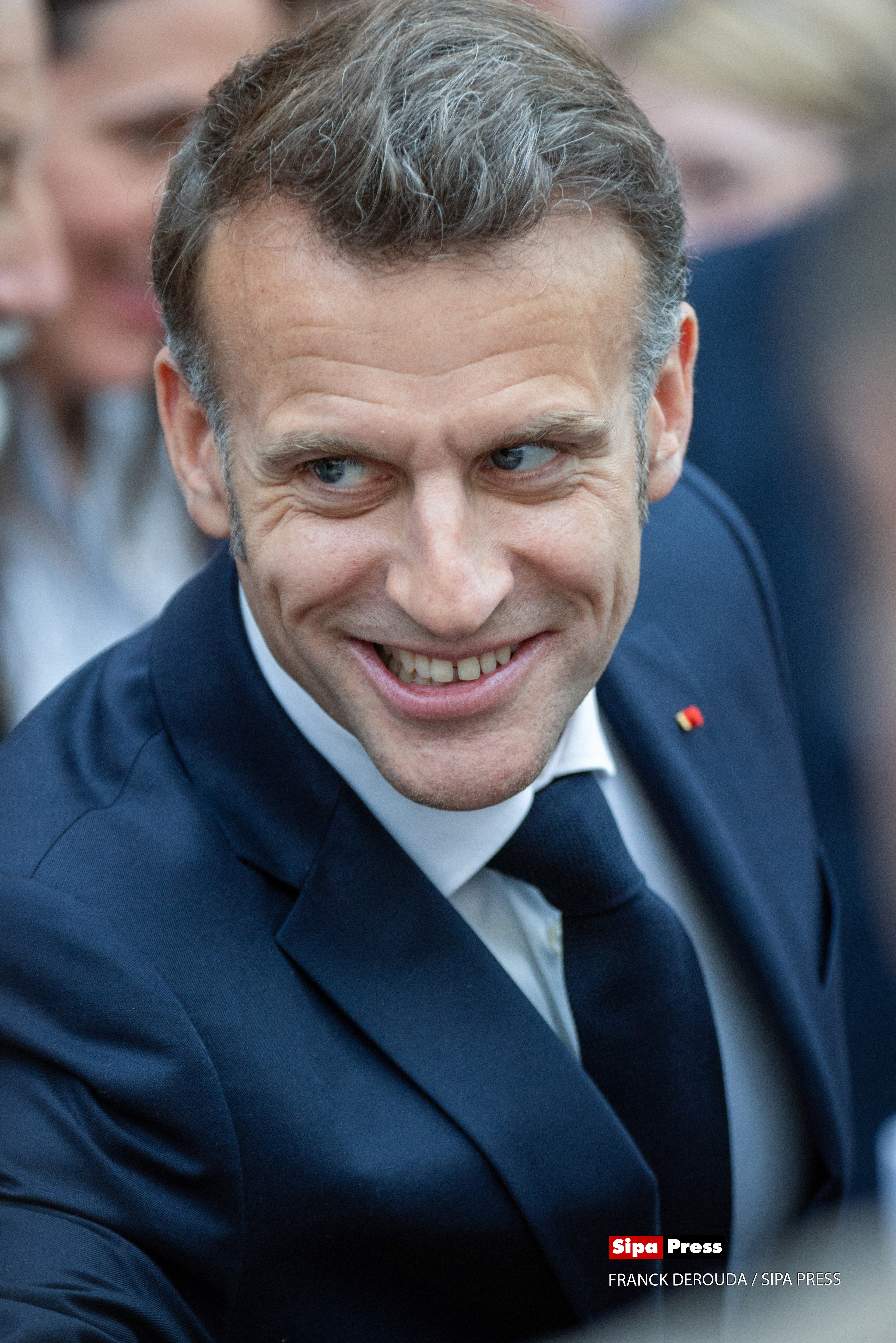 Emmanuel Macron at the 2026 Paris Book festival