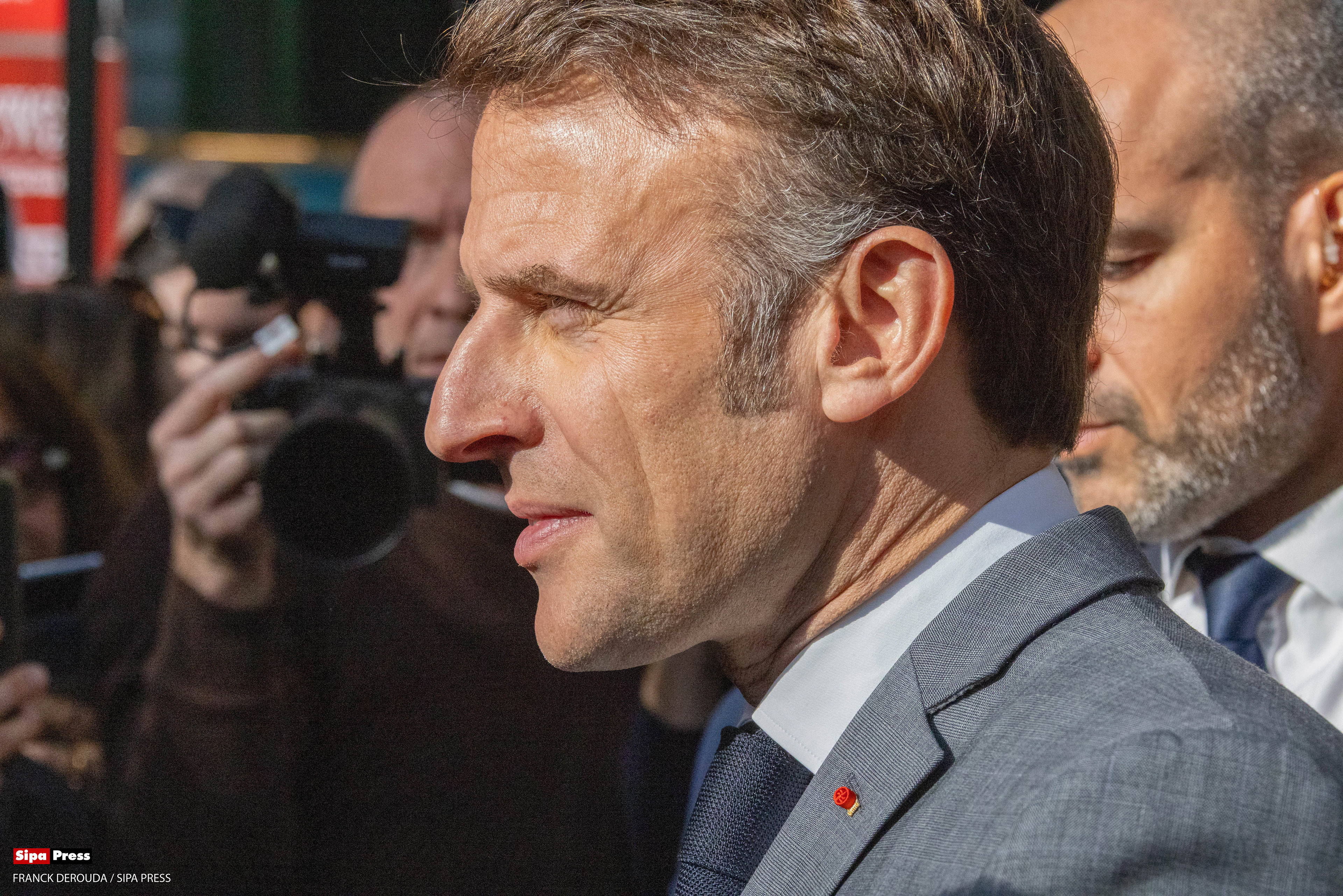 Emmanuel Macron au Festival du Livre