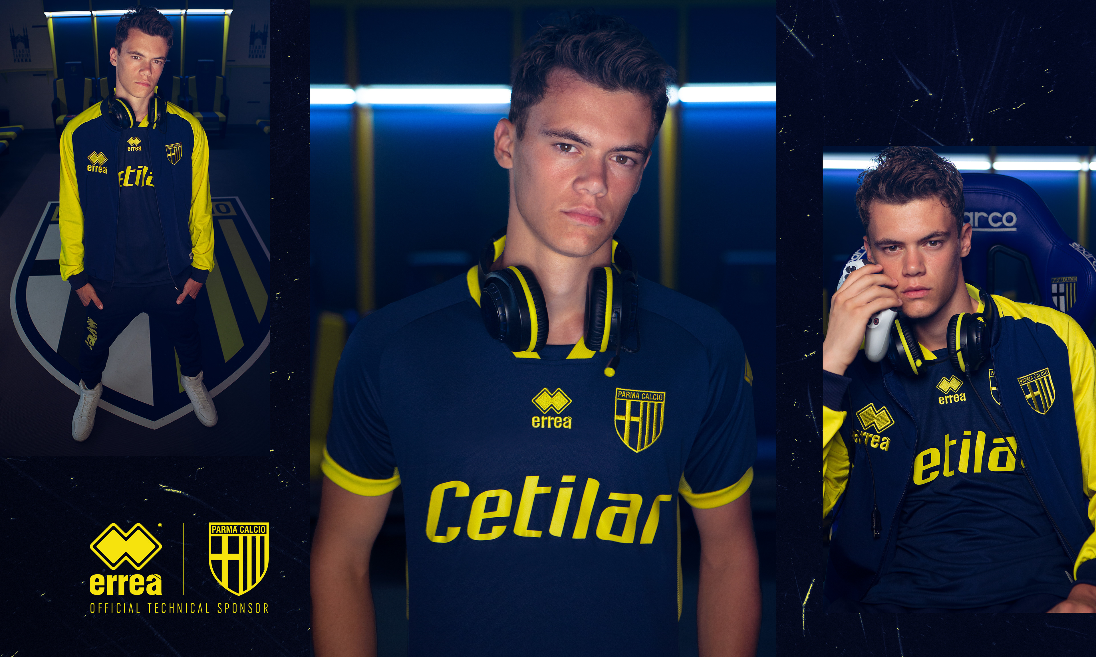 Parma Calcio 1913 Errea 2018/19 Home, Away and Third Kits