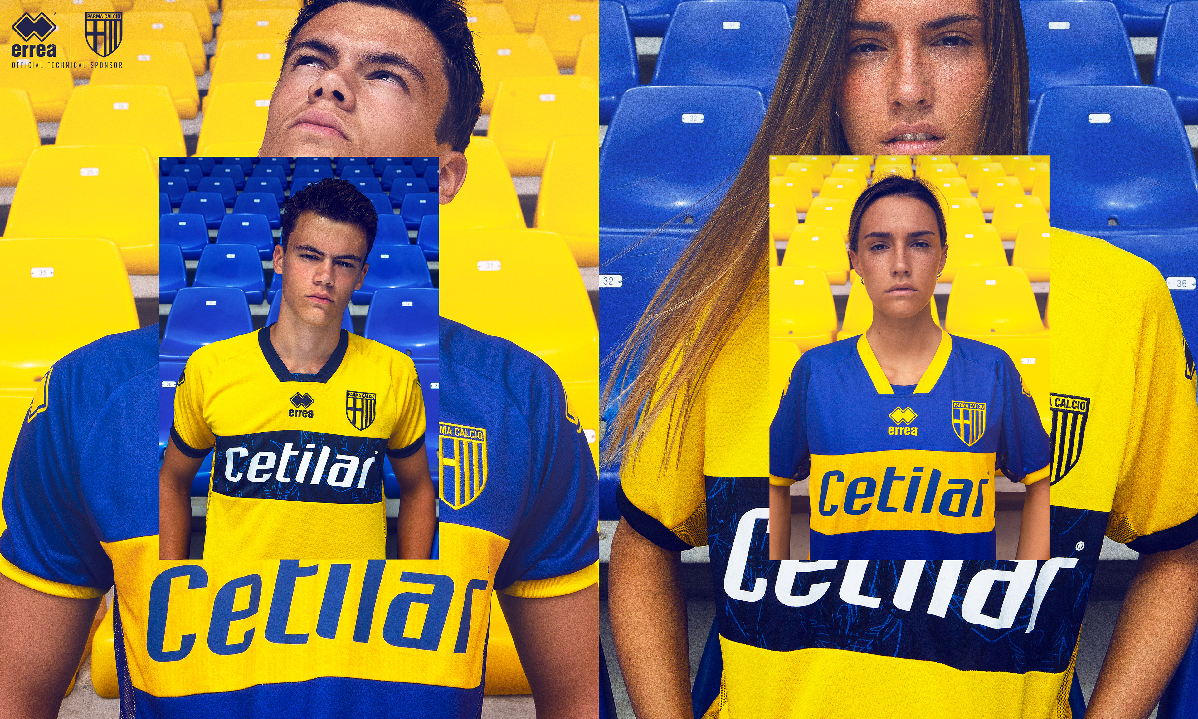 Parma Calcio Away soccer jersey 2018/19 - Errea