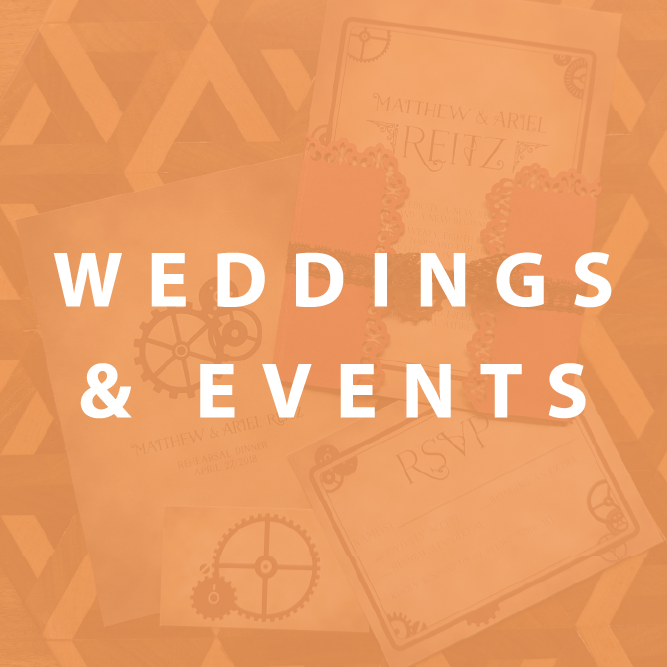 Click for weddings & events.