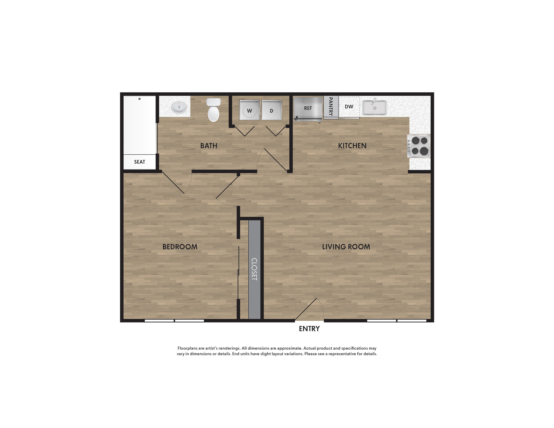 Springwood Allen Textured 2D Floor Plans
