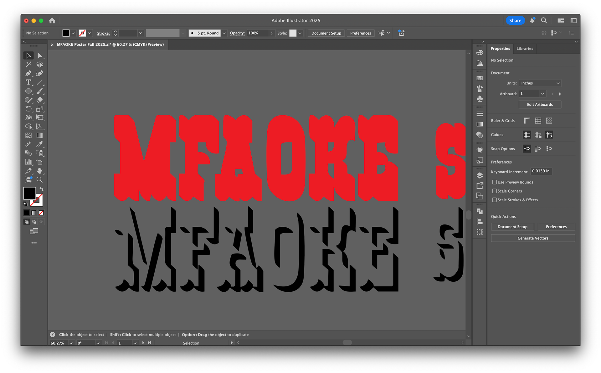 Digitized Text in Illustrator