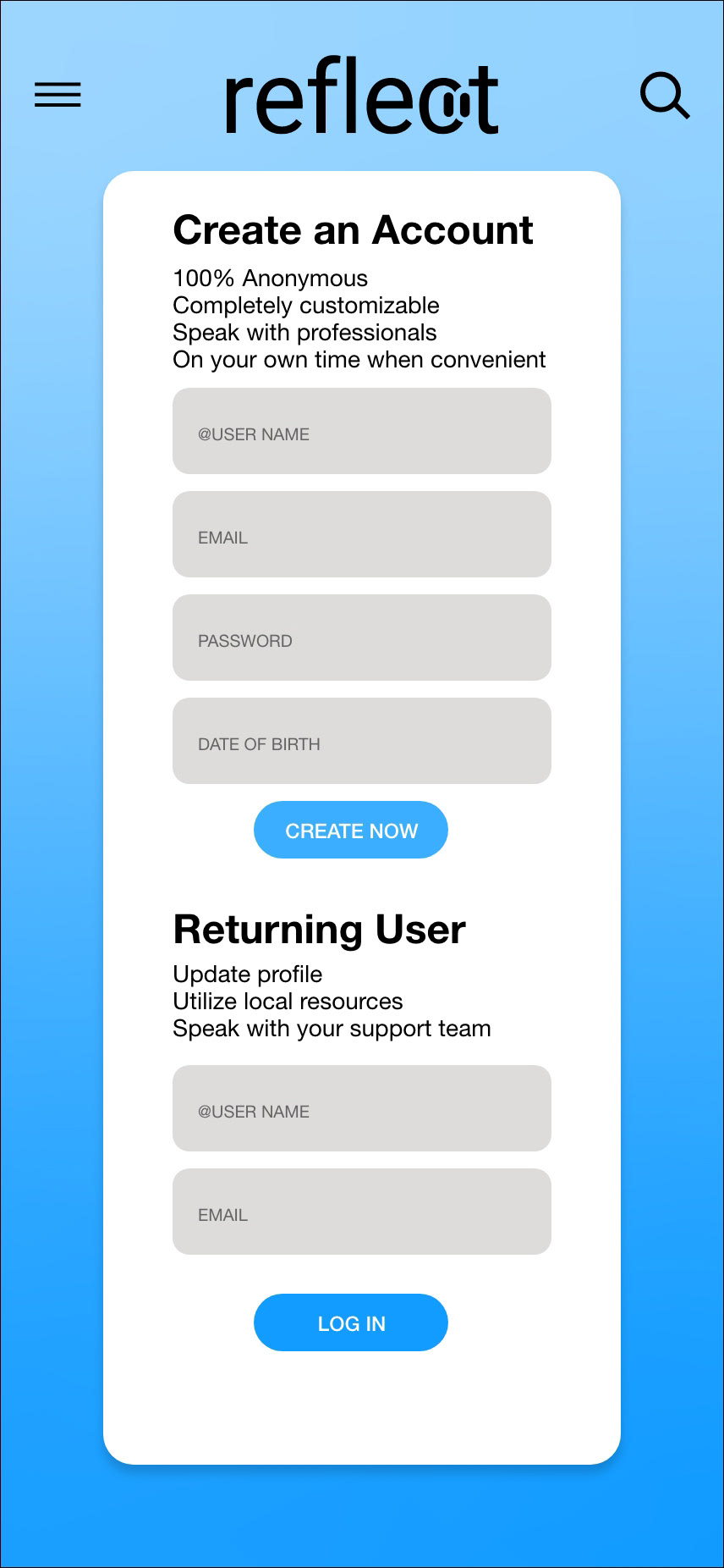 Creating an Account