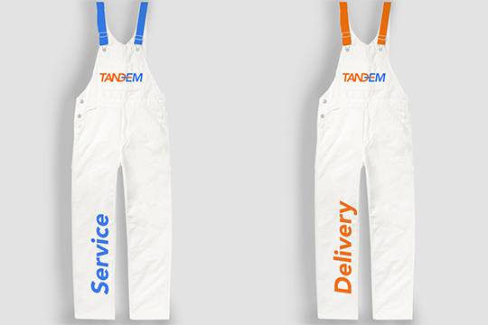 Uniforms for delivery and service team