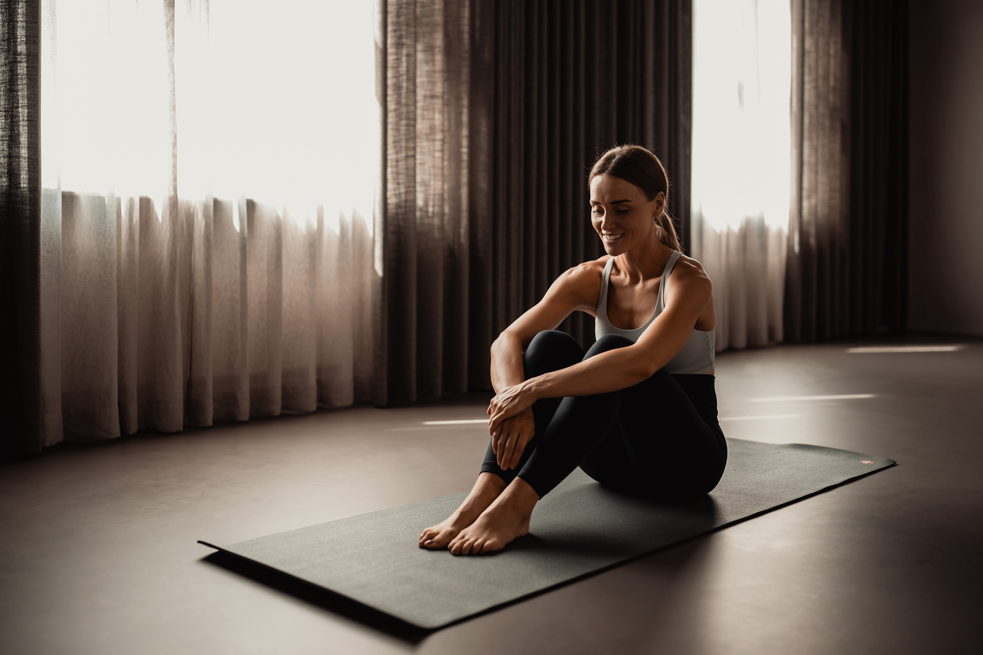 Image from reformer studio at Kurhotel Skodsborg with instructor Barbara Johansdottir - photo Martin Kaufmann