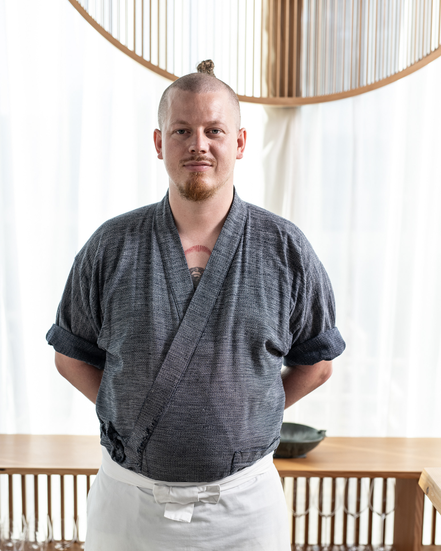 Mads Battefeld at Sushi Anaba - photo Martin Kaufmann