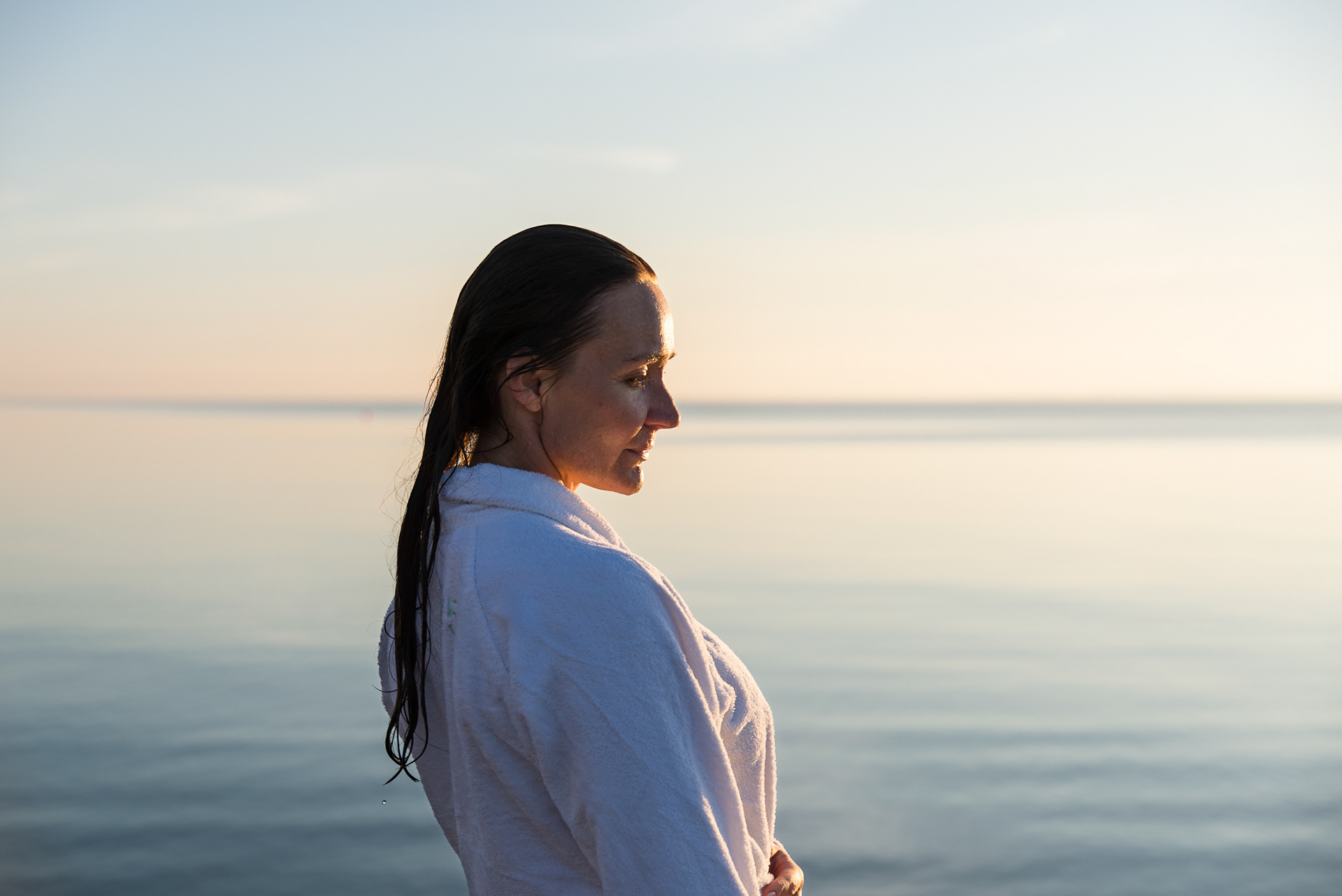 Morning swim - Øresund in Denmark - photo Martin Kaufmann 
