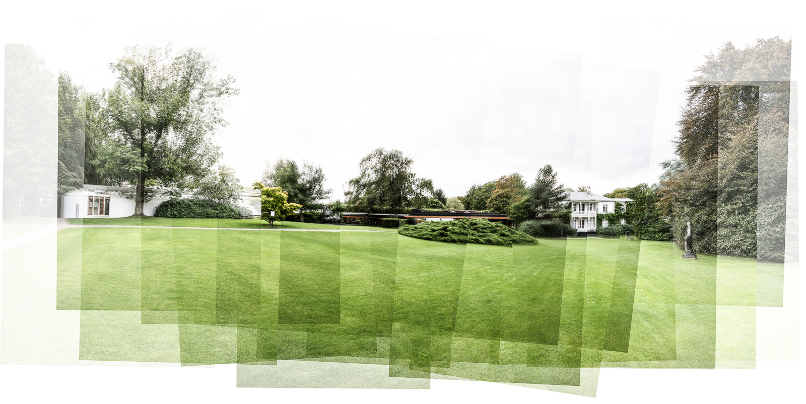 Panographic image of Louisiana - Louisiana Museum of Modern Art, Denmark - for Cereal Magazine Vol 1 - photo Martin Kaufmann