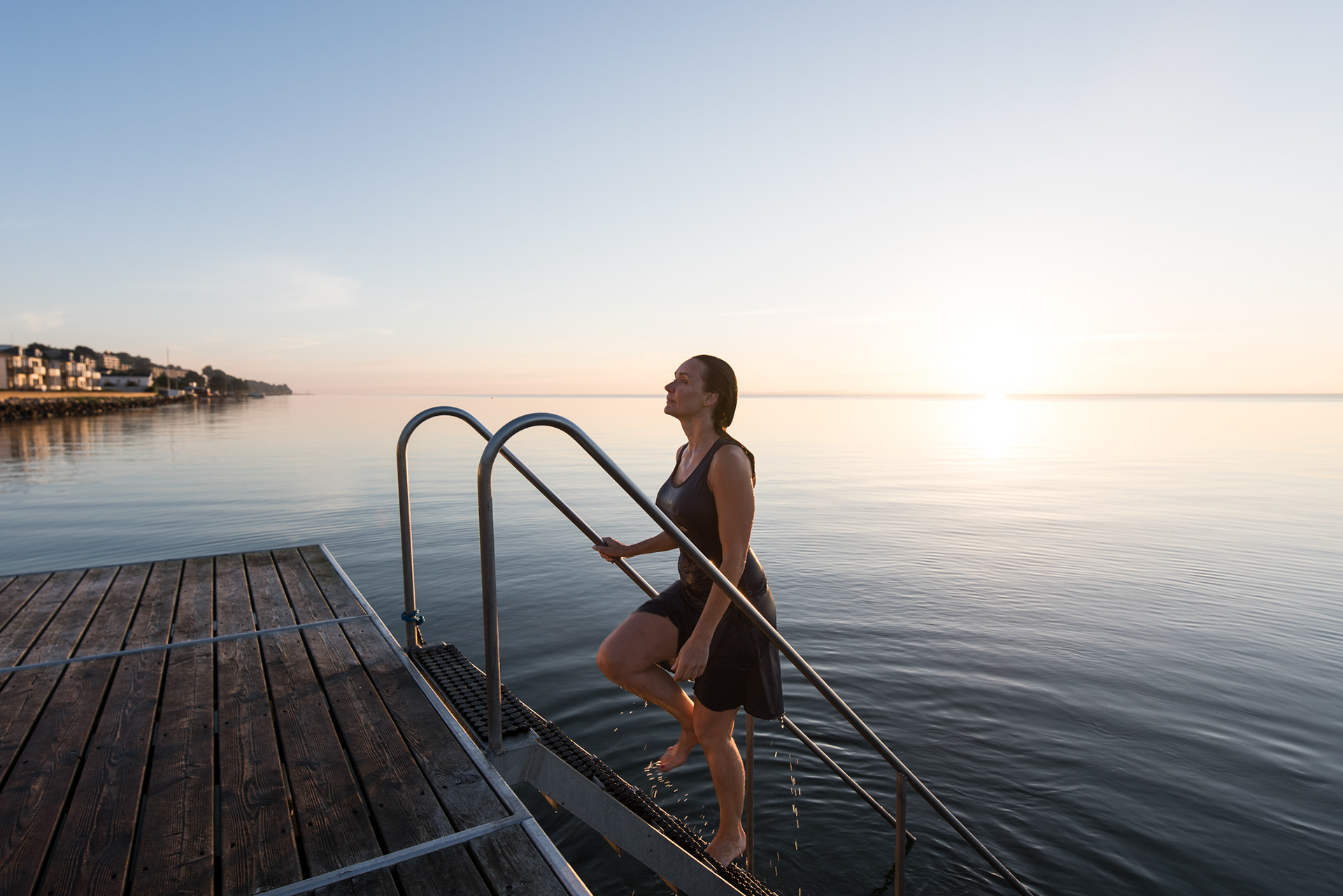 Morning swim - Øresund in Denmark - photo Martin Kaufmann 