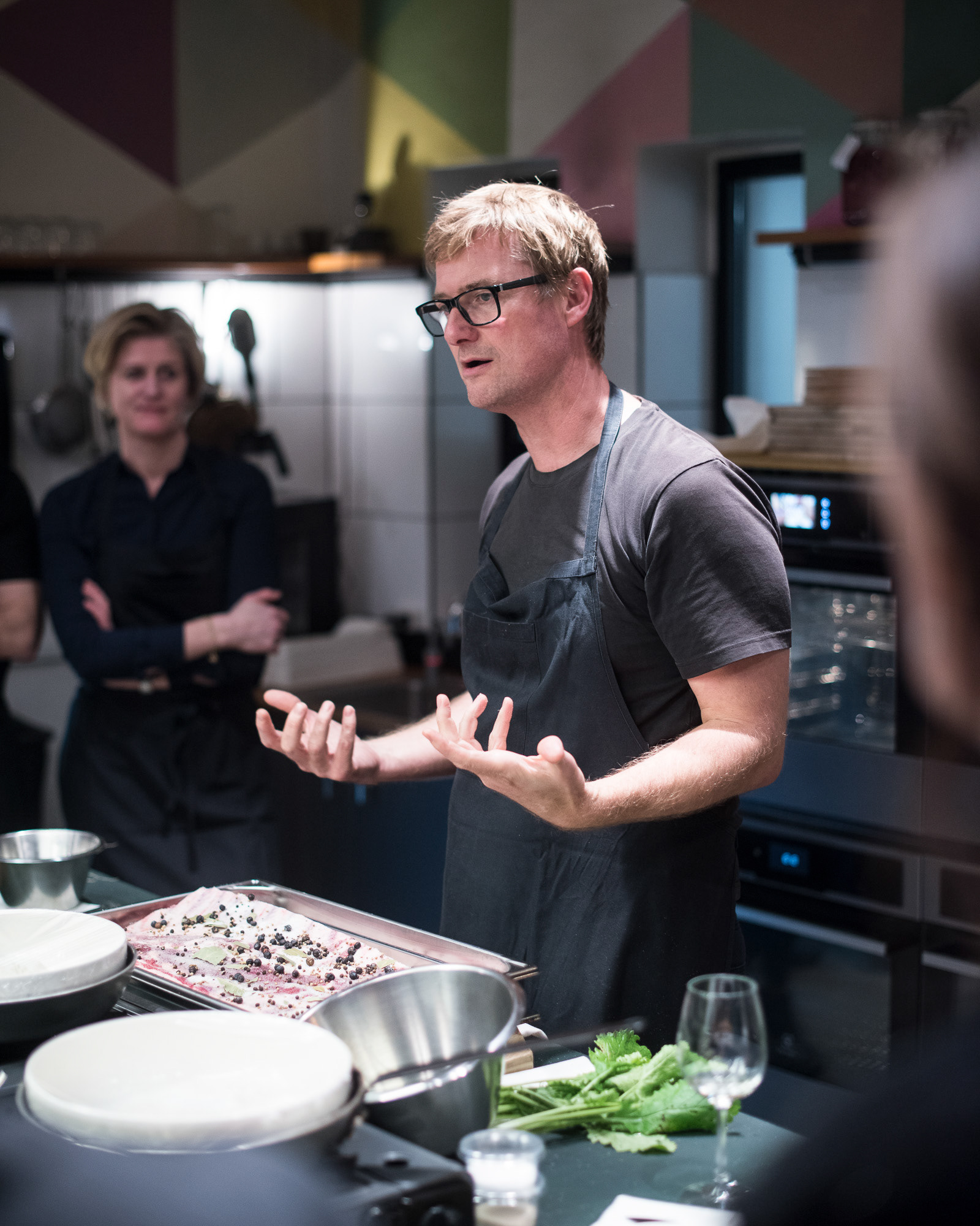 Gill Meller - River Cottage visiting Timm Vladimir's Kitchen in Copenhagen - photo Martin Kaufmann