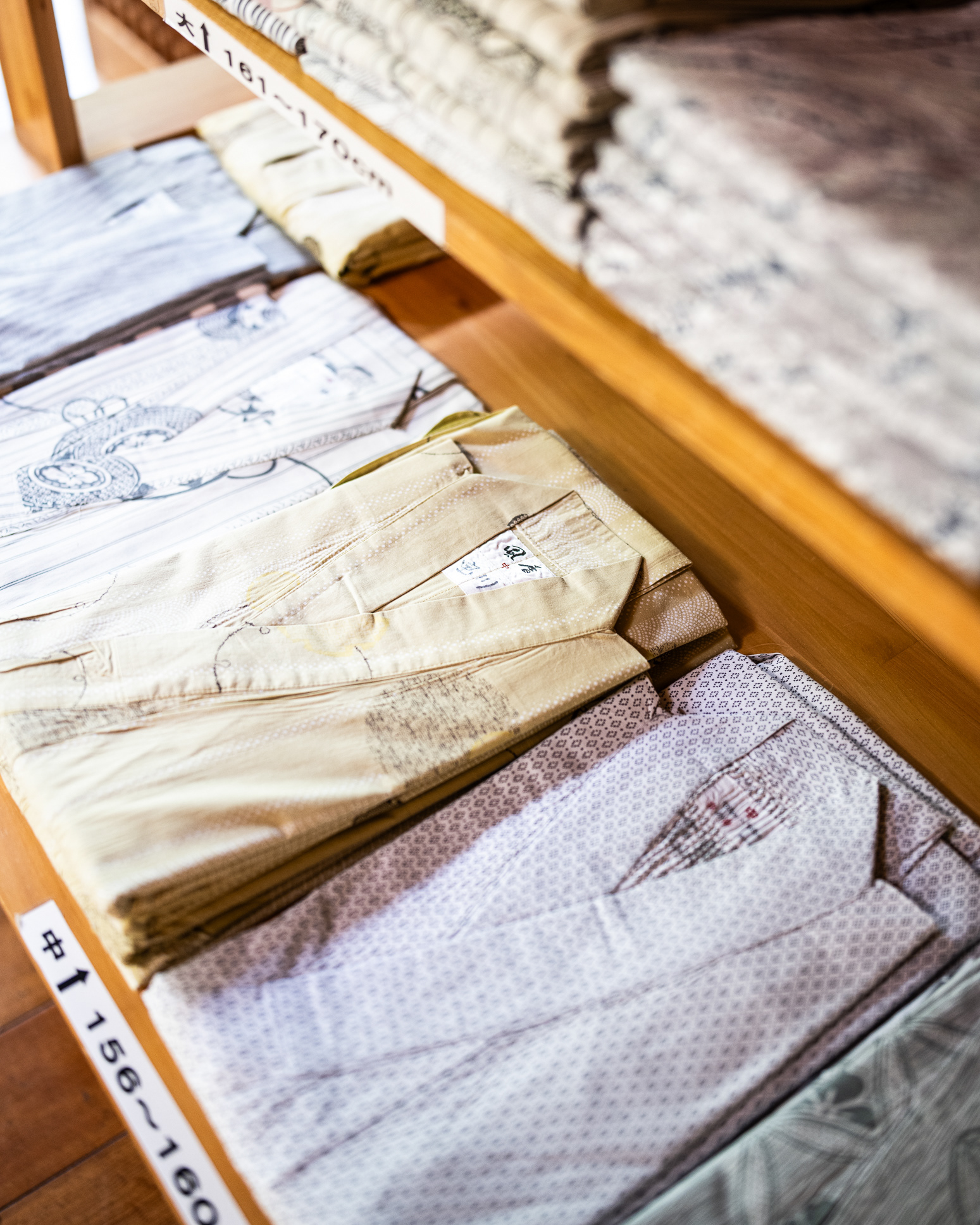 Yukata or a small kimono which is provided at check-in at Takaragawa Onsen