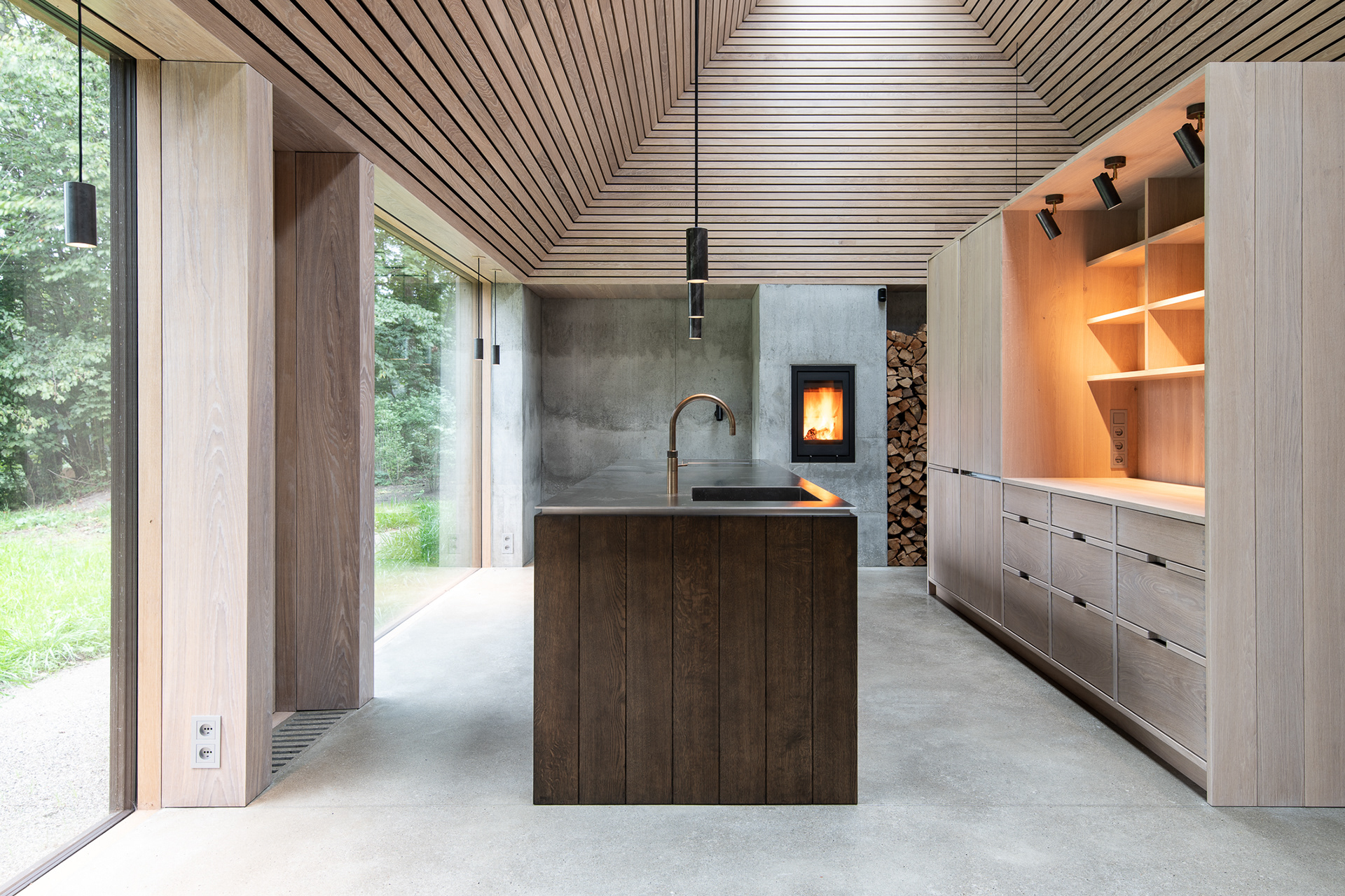 Kitchen - Storskovvej Cluster, Denmark - photo Martin Kaufmann