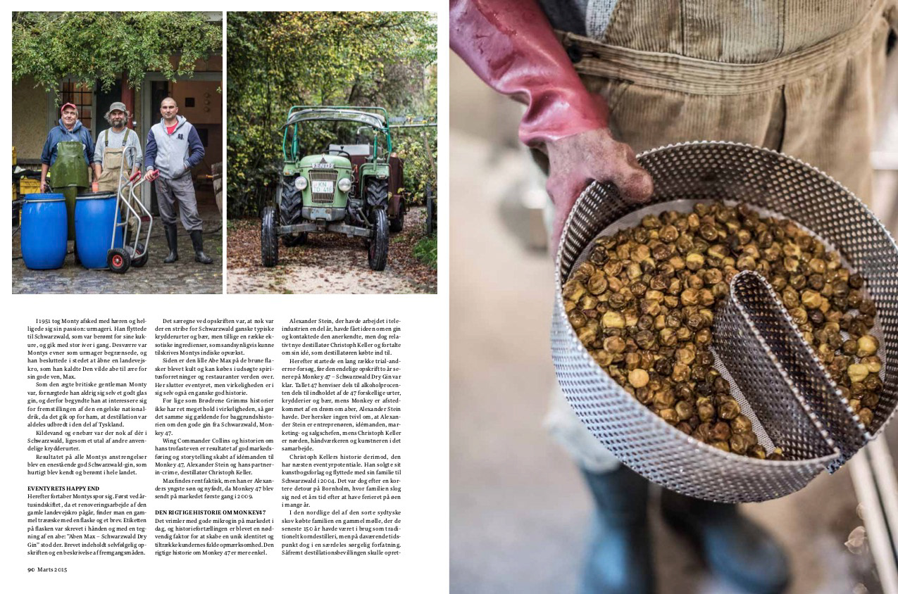 Gastro Magazine - Monkey 47 Gin - photo Martin Kaufmann