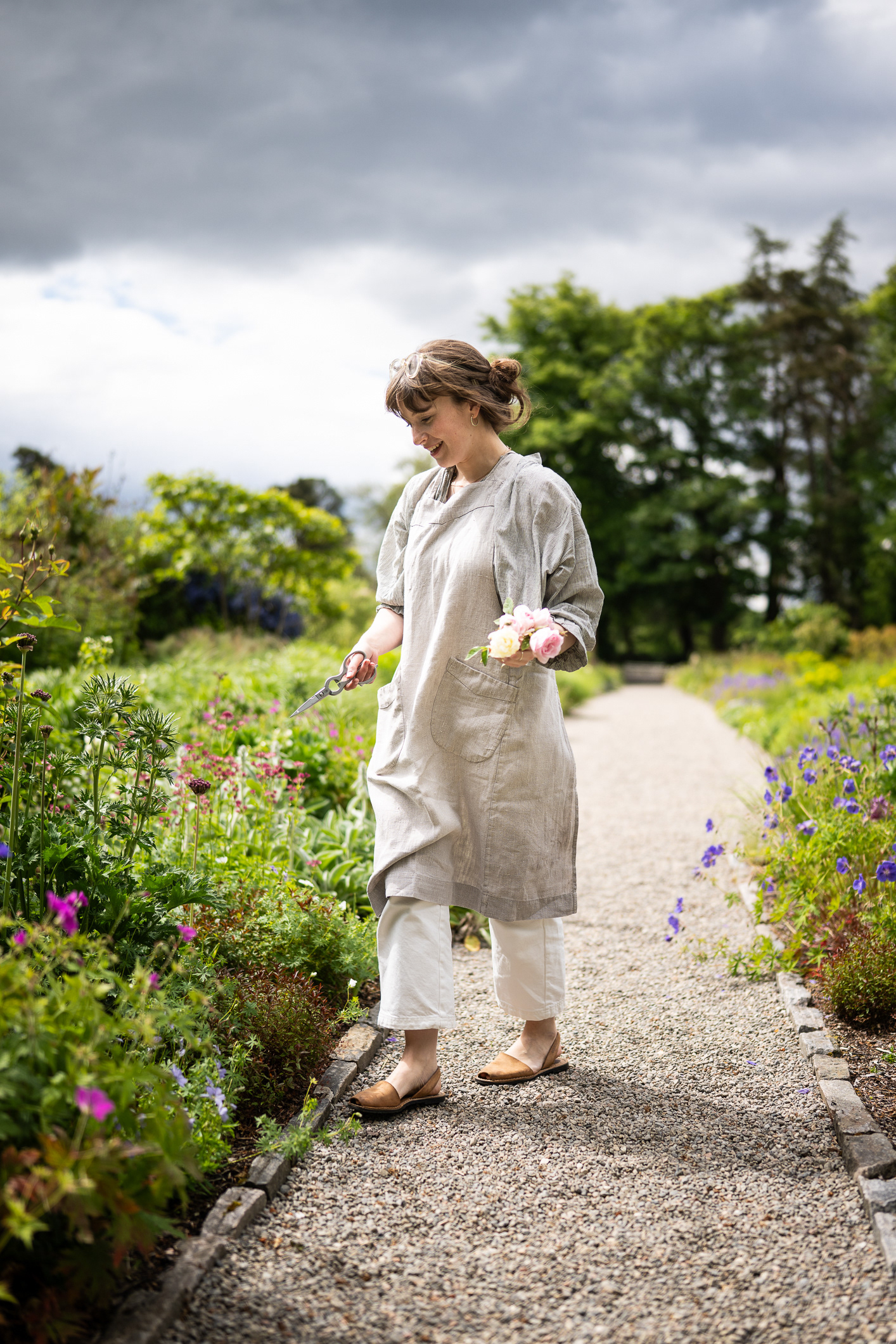 Flora Shedden at Garden Cottage, Aldourie Castle