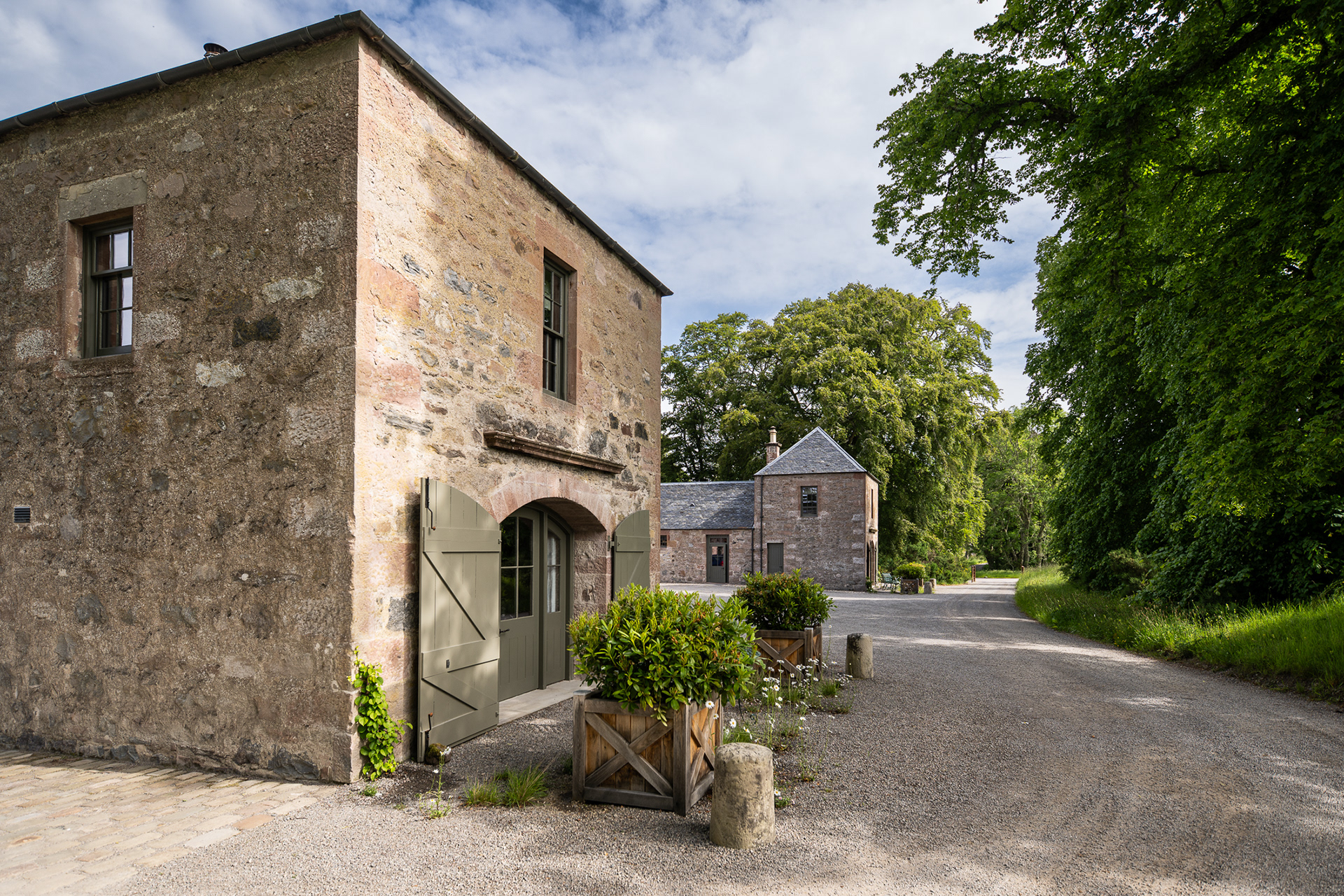 North and South Bothy, Aldourie Castle in Scotland - photo Martin Kaufmann