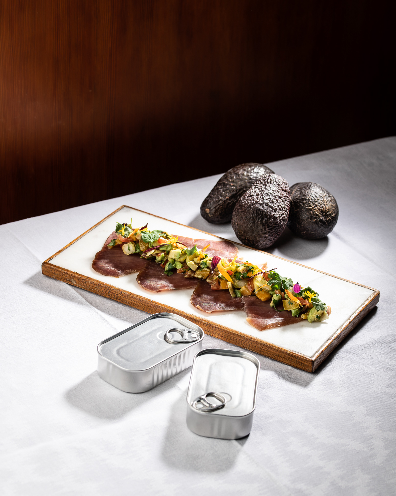 CARPACCIO WITH TUNA - food feature in Egoista Magazine - photo Martin Kaufmann