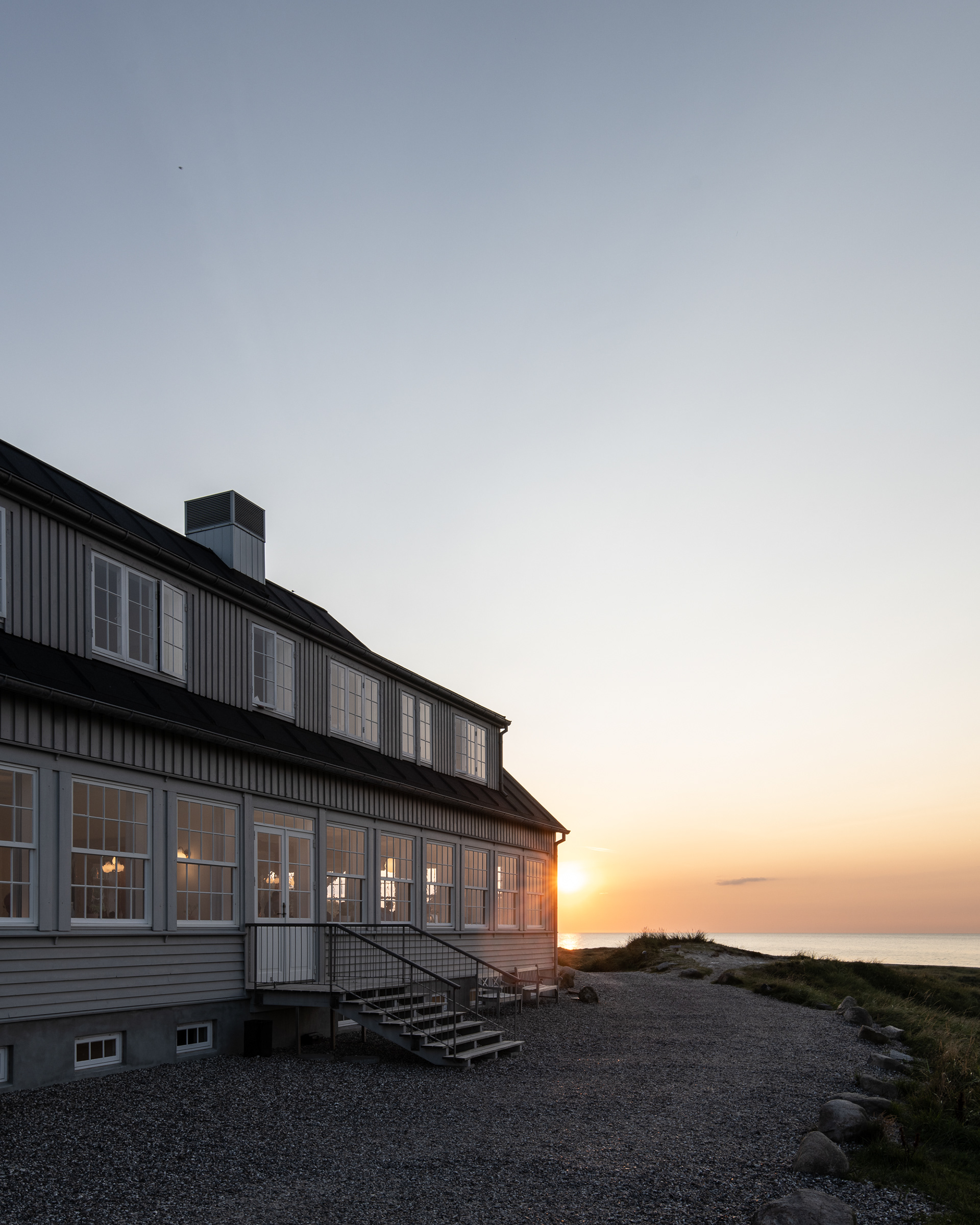 Sunset at Svinkløv Badehotel - photo Martin Kaufmann