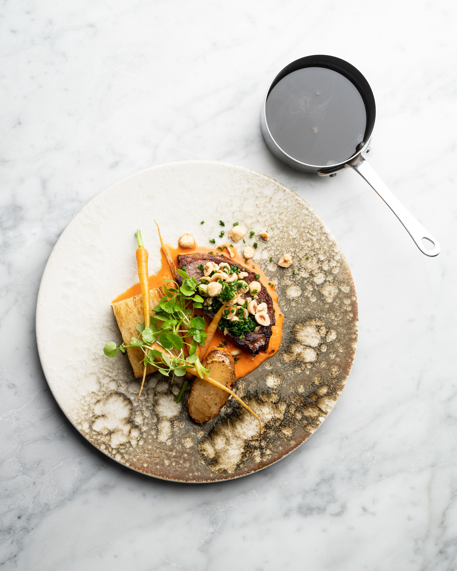 New Year's menu at Kurhotel Skodsborg - by Erik Kroun - photo Martin Kaufmann