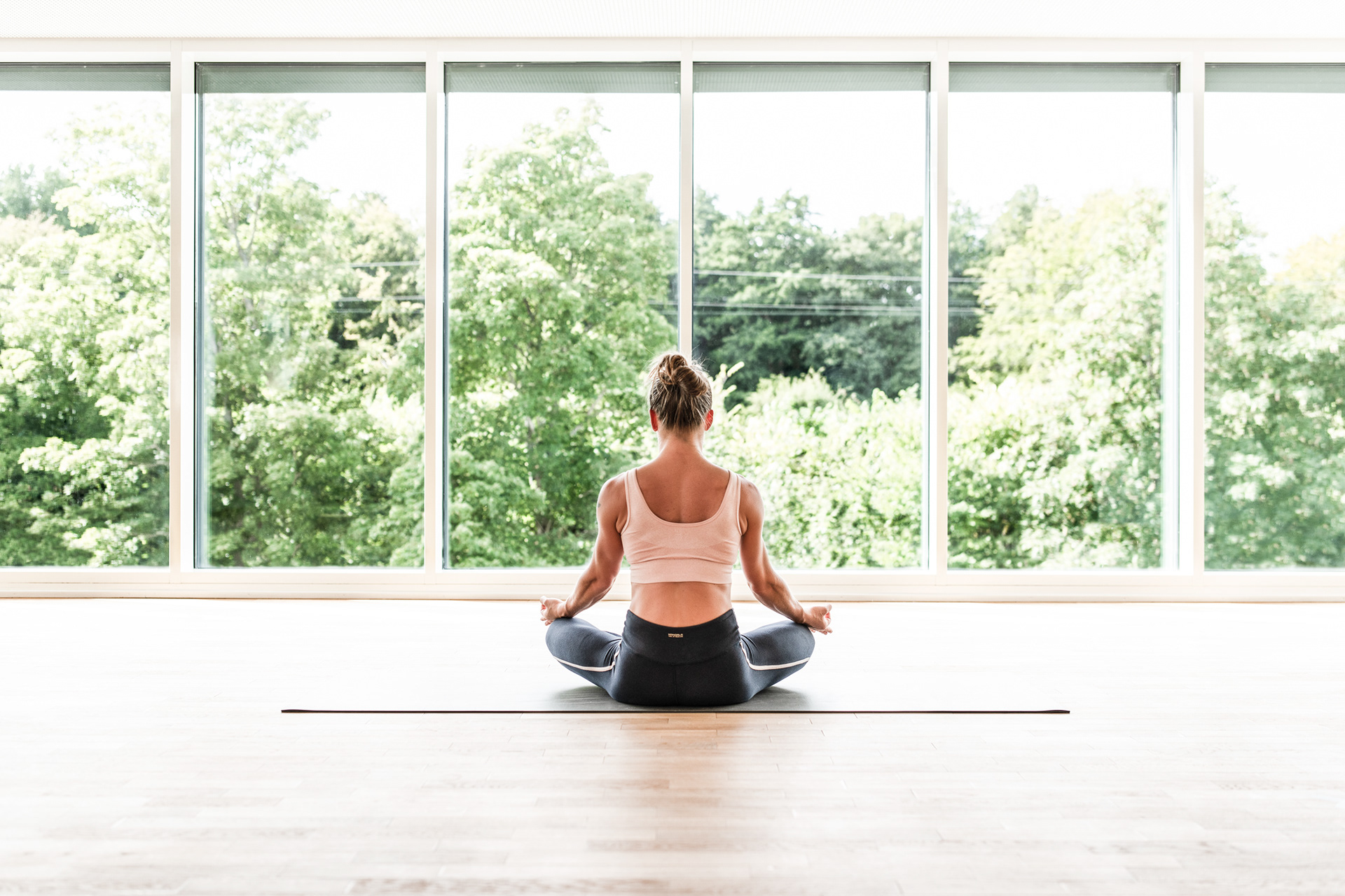 Yoga images with Maibritt Lock at Kurhotel Skodsborg - photo Martin Kaufmann