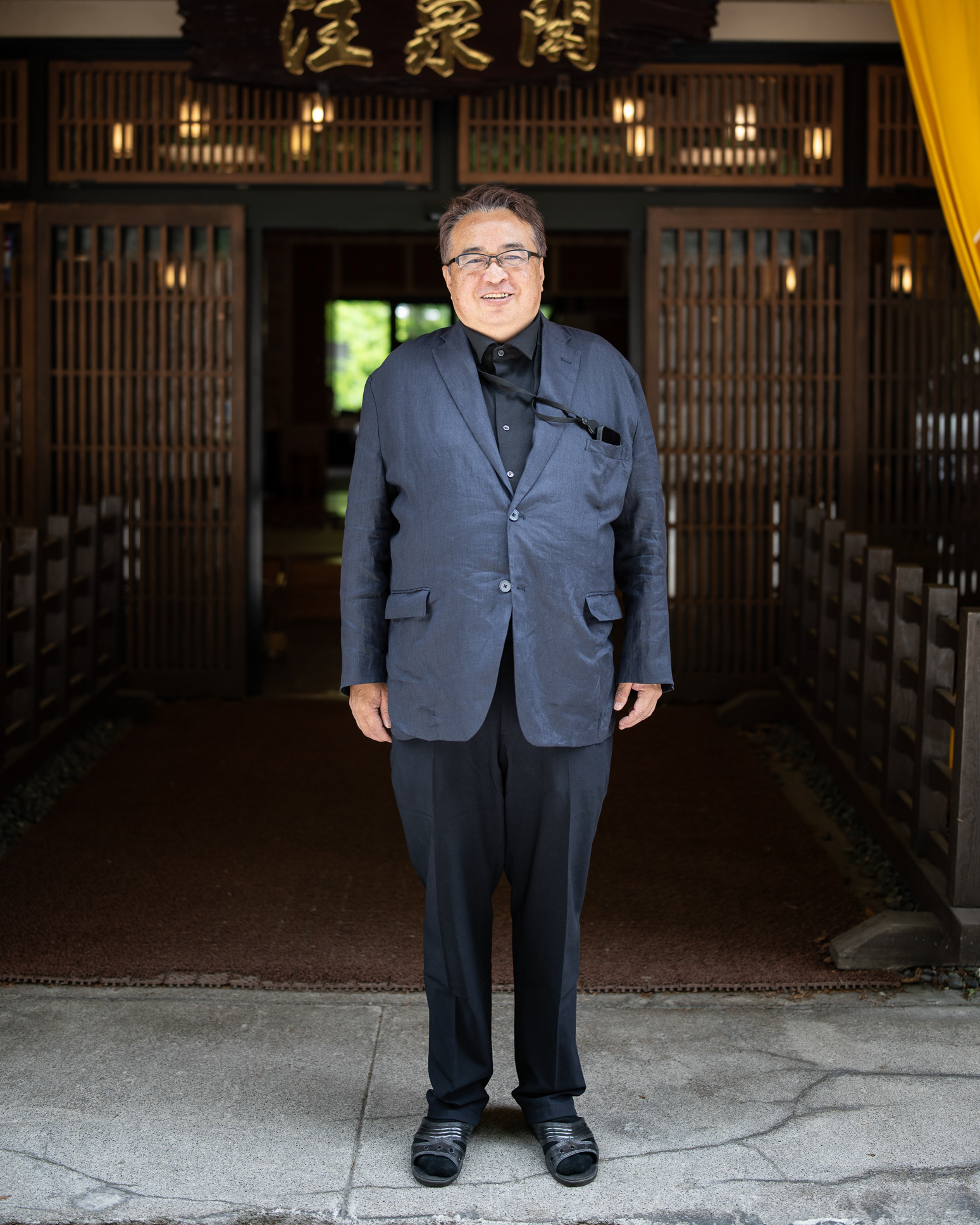 Yoshio One - the owner and director of Takaragawa Onsen - photo Martin Kaufmann