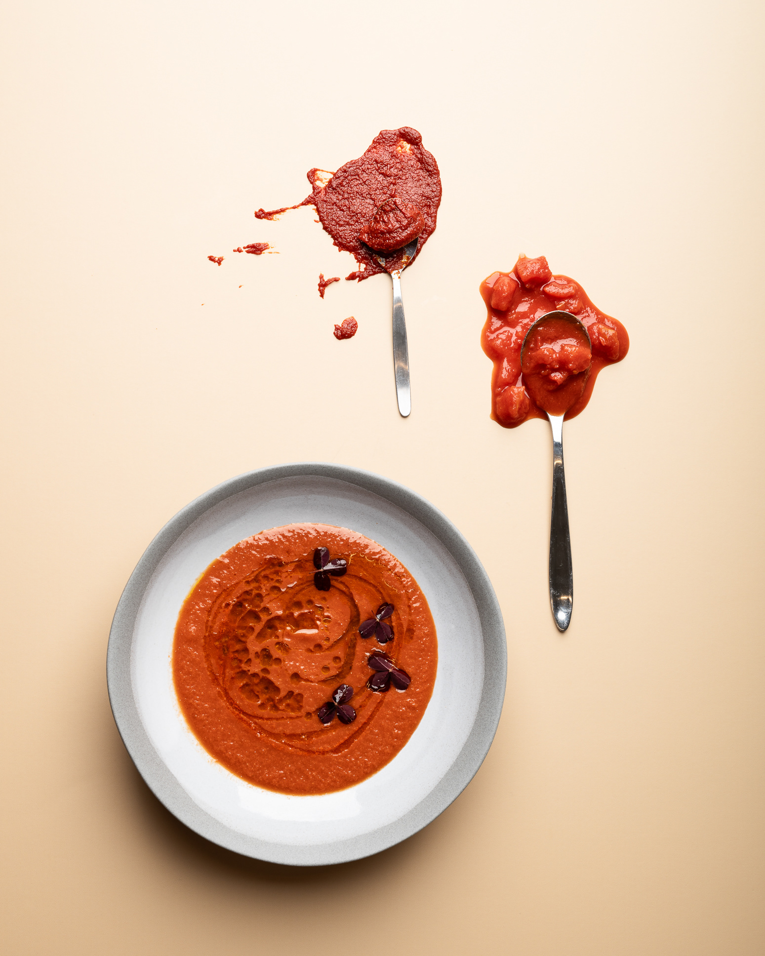 Tomato soup photo - working with Marlene Lindegaard / Dagrofa - photo Martin Kaufmann