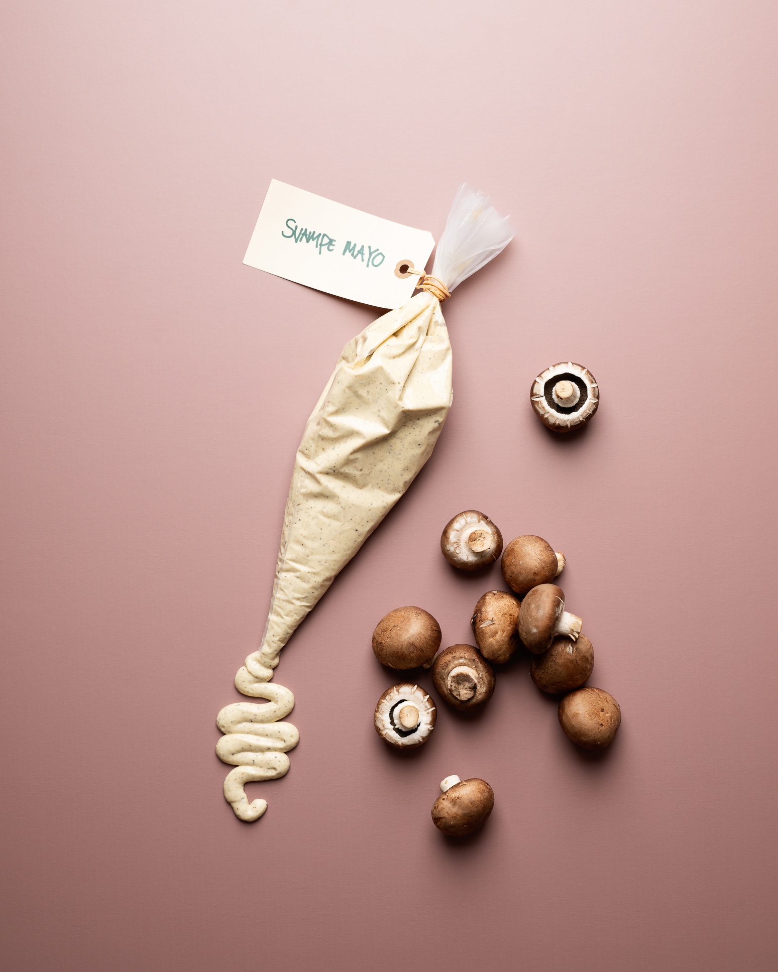Mushroom mayo - working with Marlene Lindegaard / Dagrofa - photo Martin Kaufmann