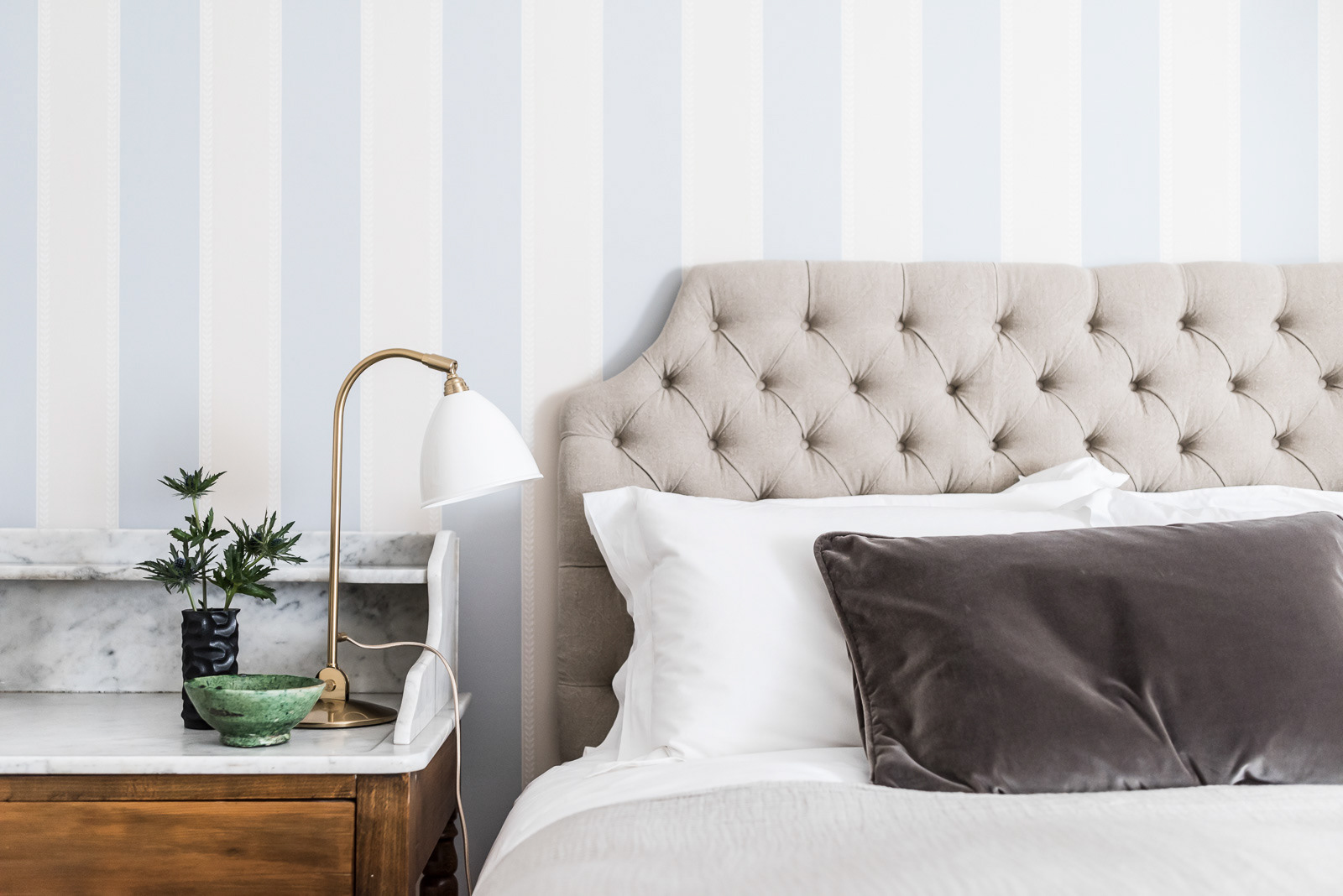 Bedroom - Shooting for Kinloch Lodge in Scotland - photo Martin Kaufmann