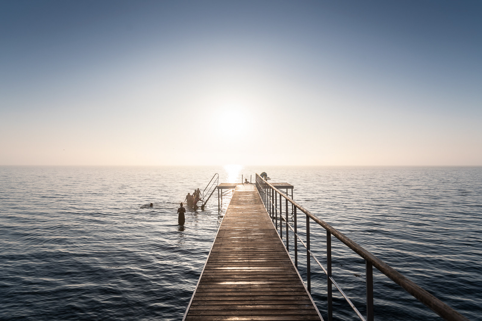 Sunrise and morning swim - Kurhotel Skodsborg - photo Martin Kaufmann