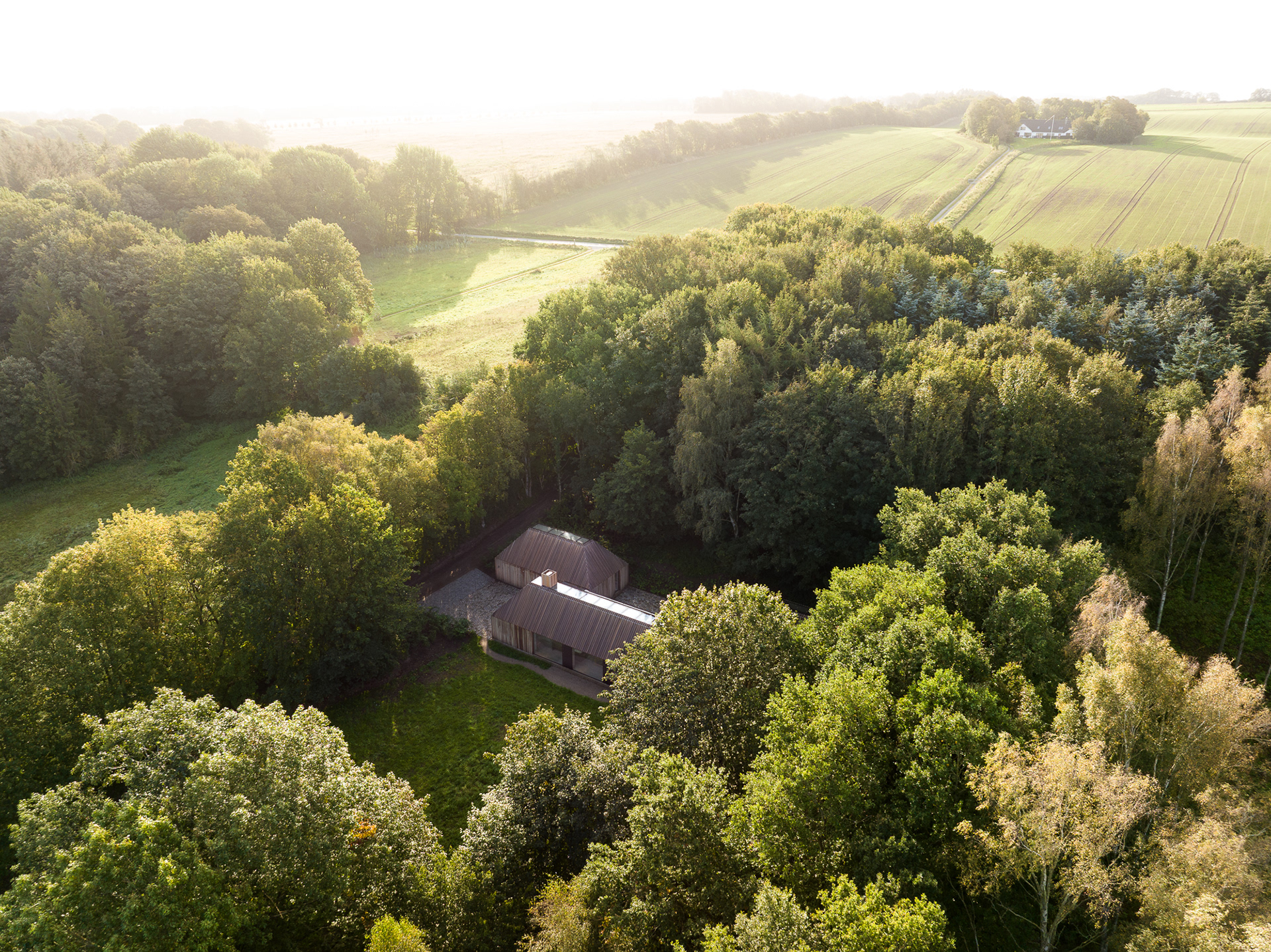 Drone photo of Storskovvej Cluster, Denmark - photo Martin Kaufmann