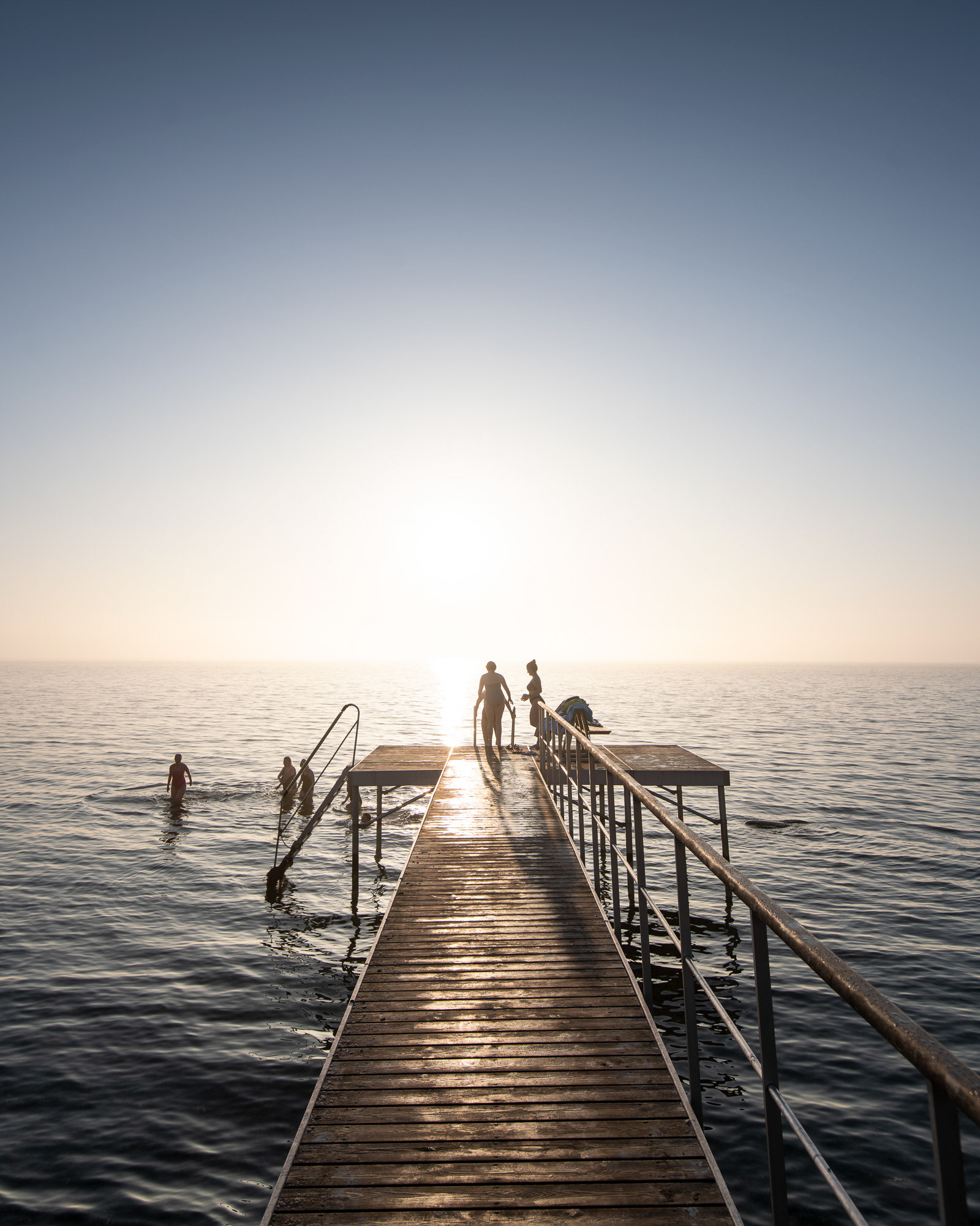 Sunrise and morning swim - Kurhotel Skodsborg - photo Martin Kaufmann